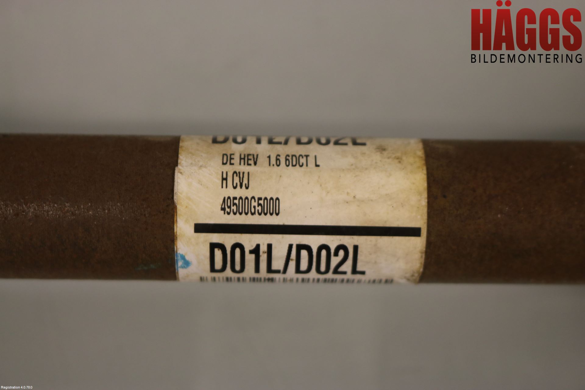 Kia NIRO (DE) 17-22 Drivaxel Fram Vänster