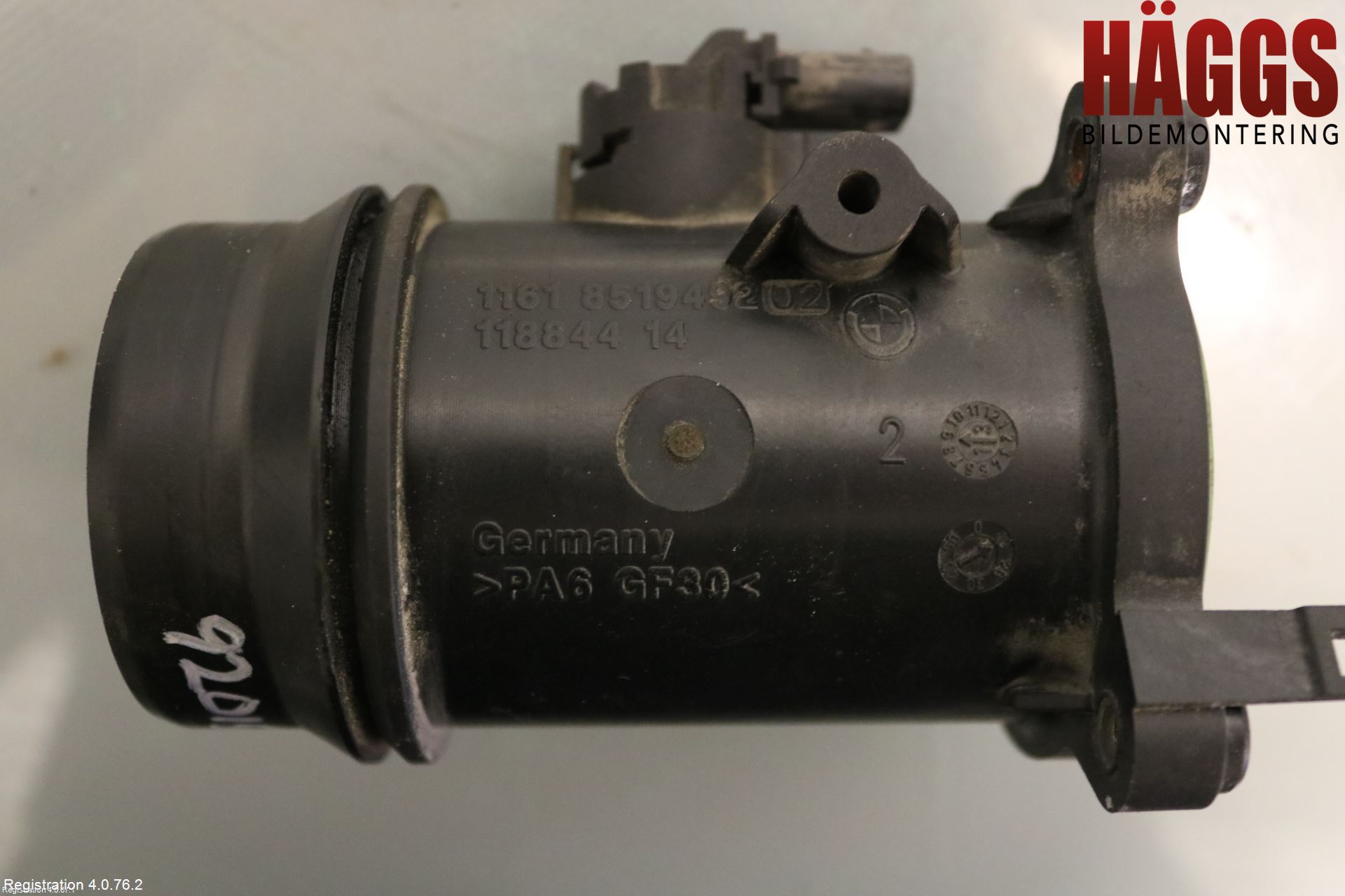 BMW 3 F30/F31/F80 12-19 Laddluft-Intercoolerrör