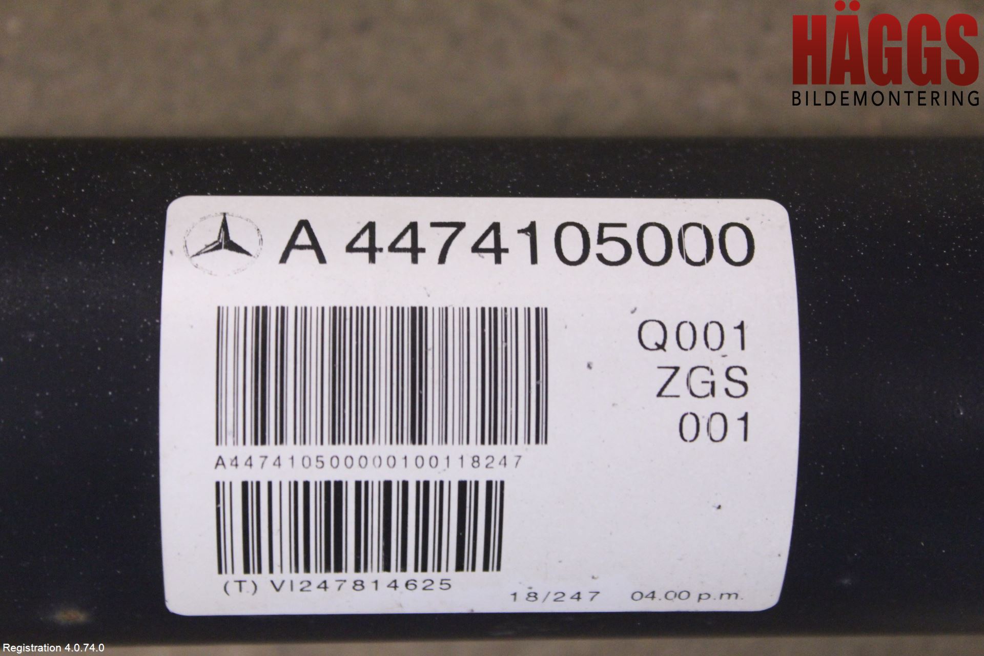 Mercedes-Benz MB VITO/V-KLASS (W640,W447,W448) 14- Mellanaxel Komp