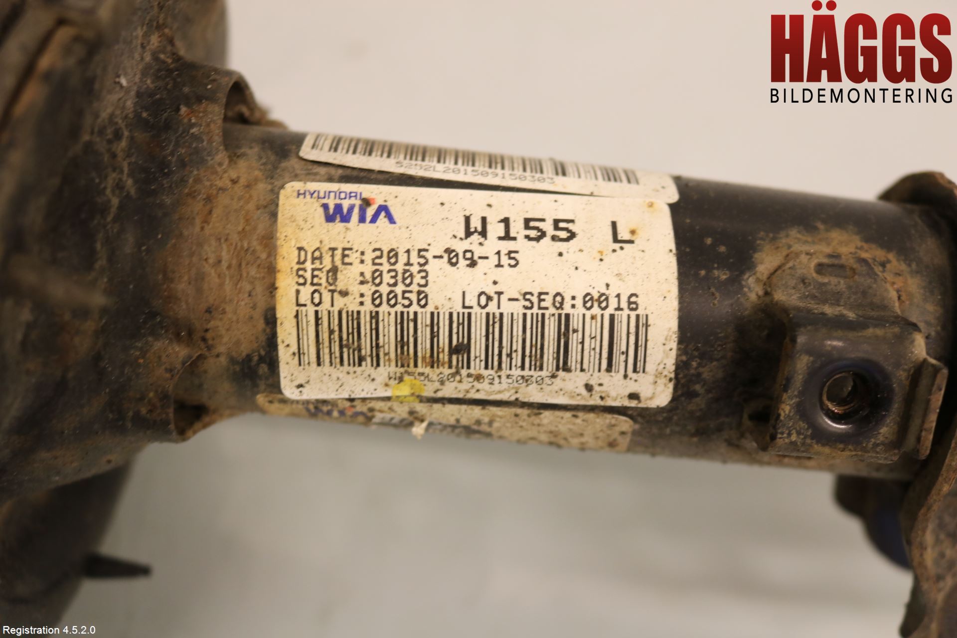 Kia RIO 12-16 Fjäderben Fram Vänster