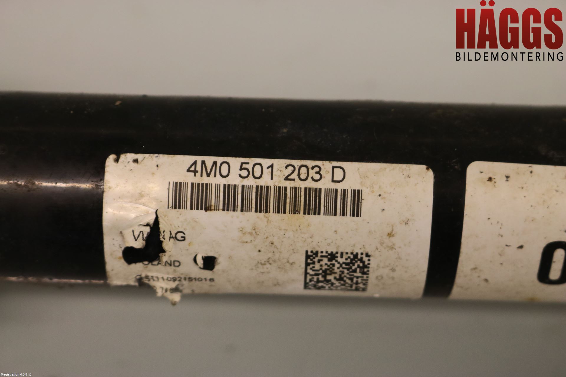 Audi Q7/SQ7 Drivaxel Bak Vä-Hö