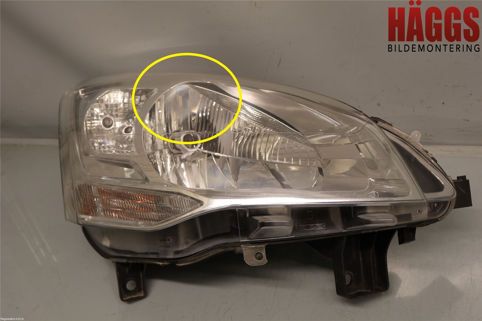 Peugeot PARTNER 16-18 Strålkastare Höger