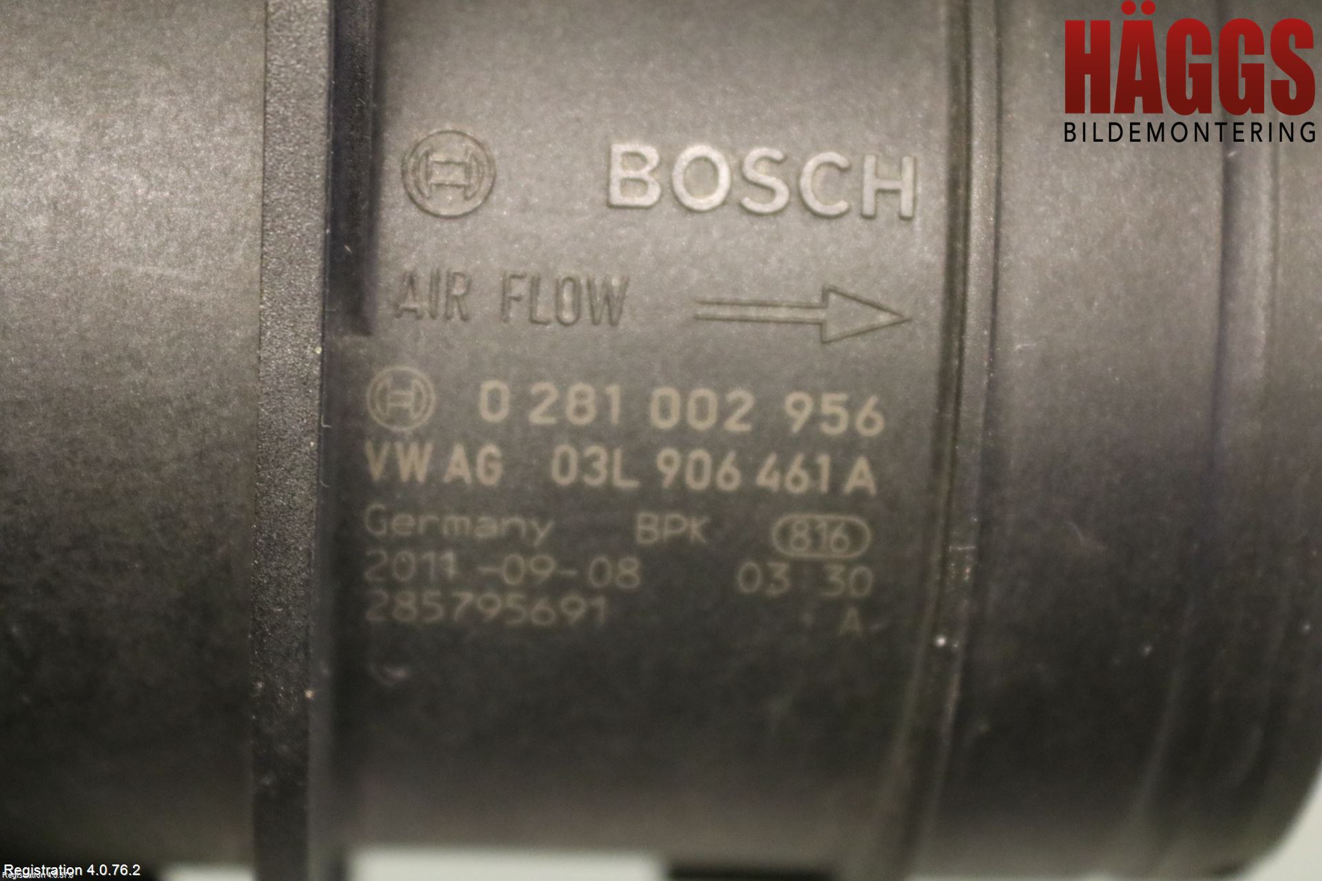 Audi A6/S6 4G 11-18 Injluftmassamätare