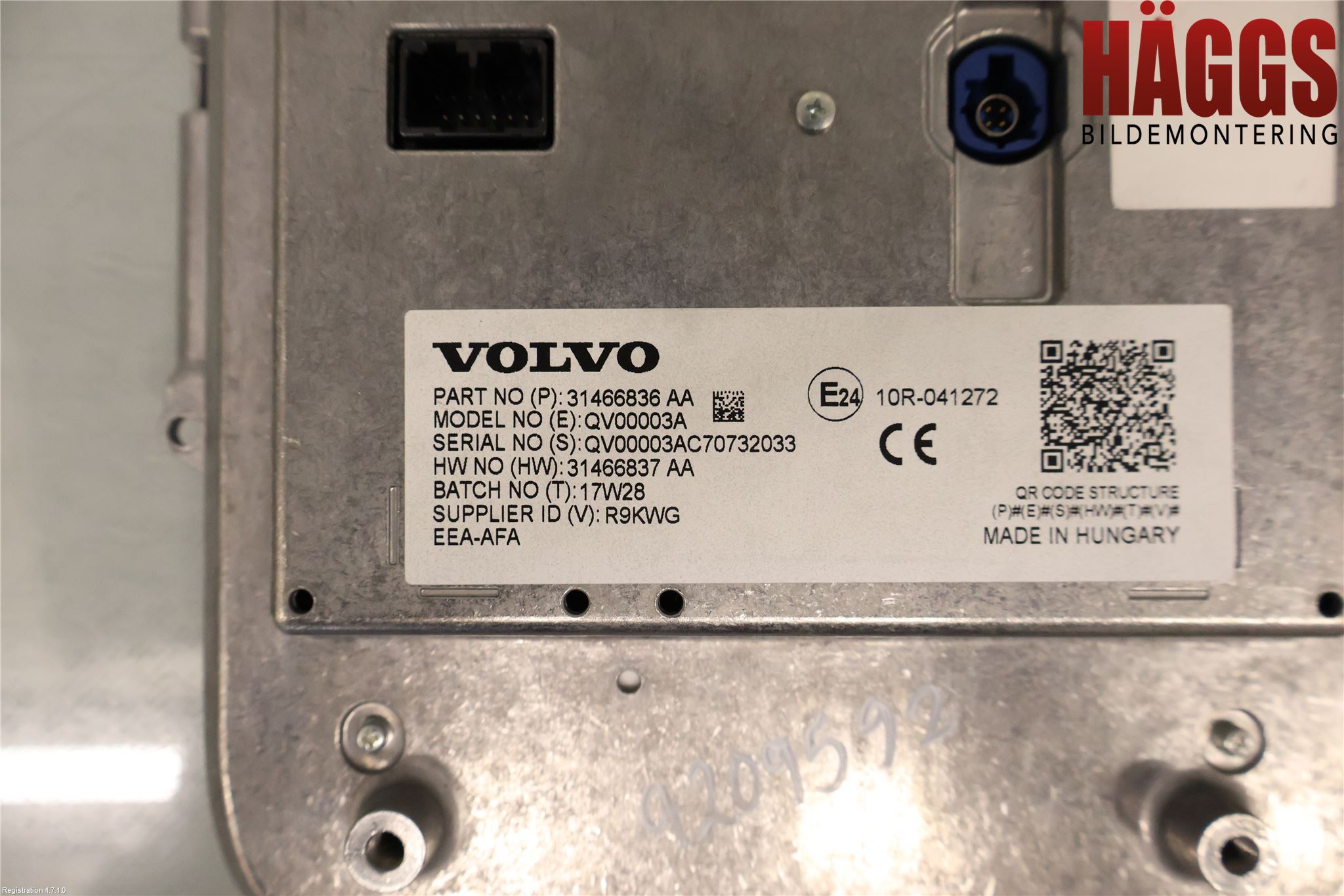 Volvo V90 17->> Bildskärm