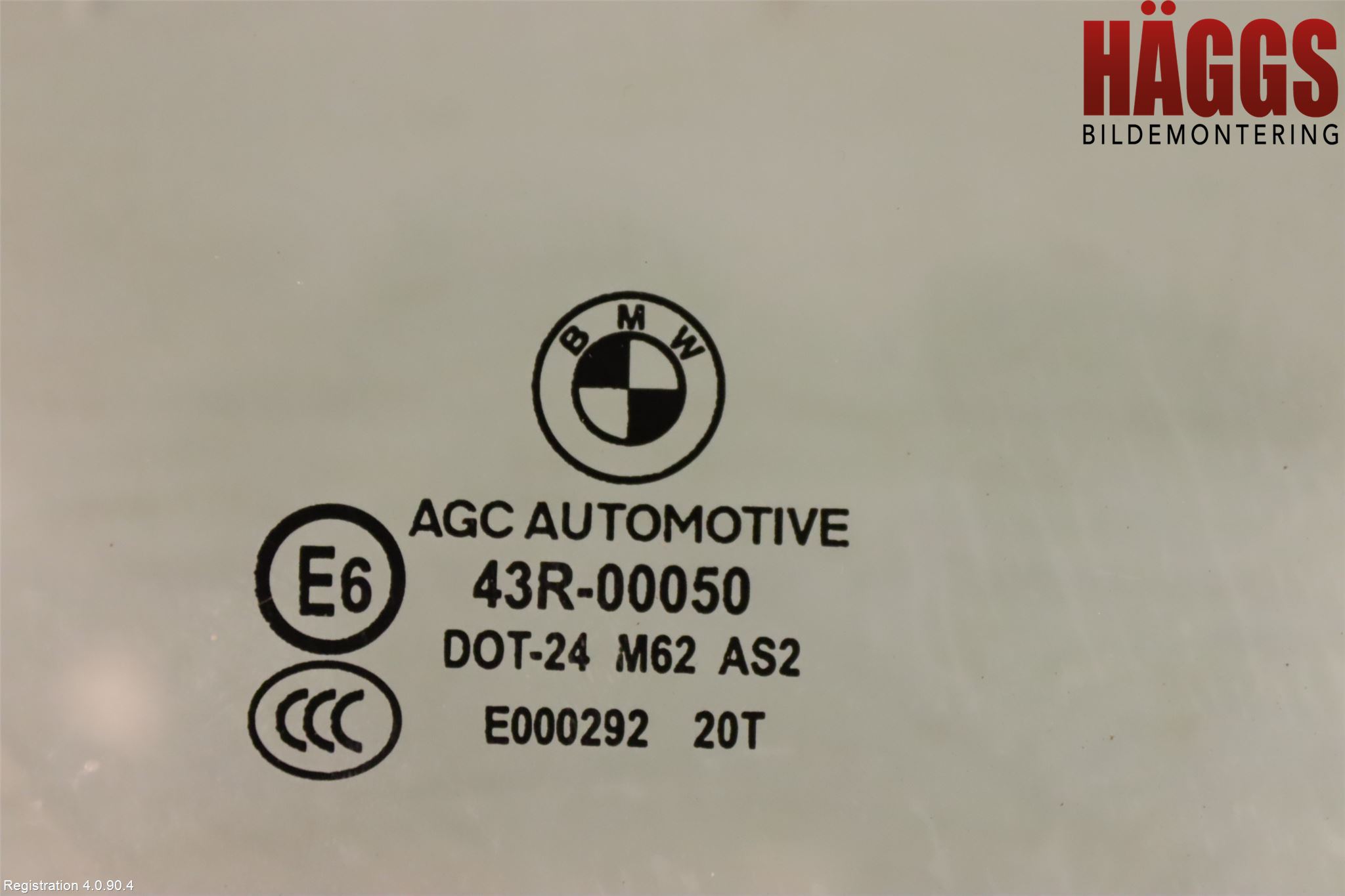 BMW 5 F10/F11/F18 09-17 Dörruta Fram Höger