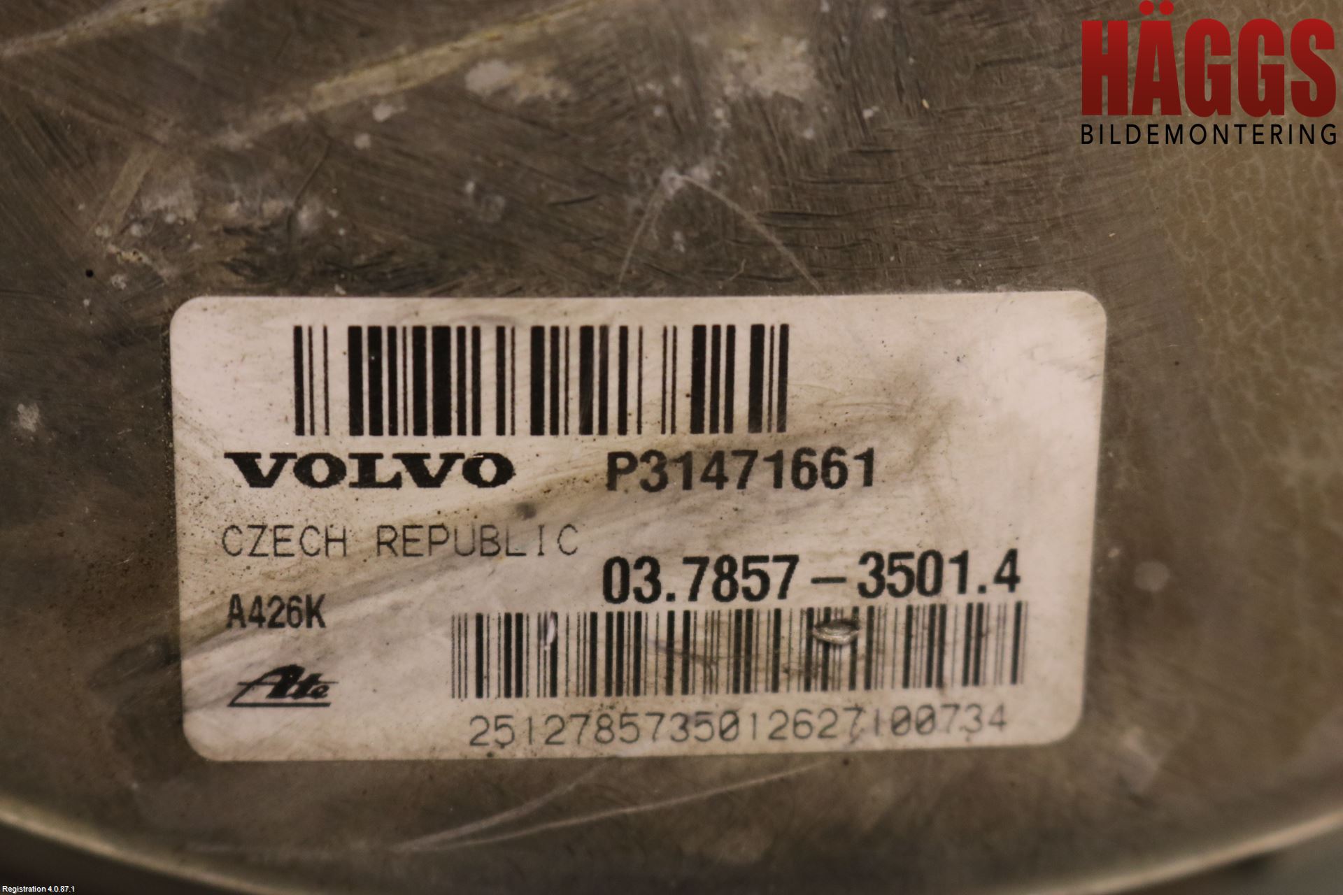 Volvo V90 17->> Bromsservo