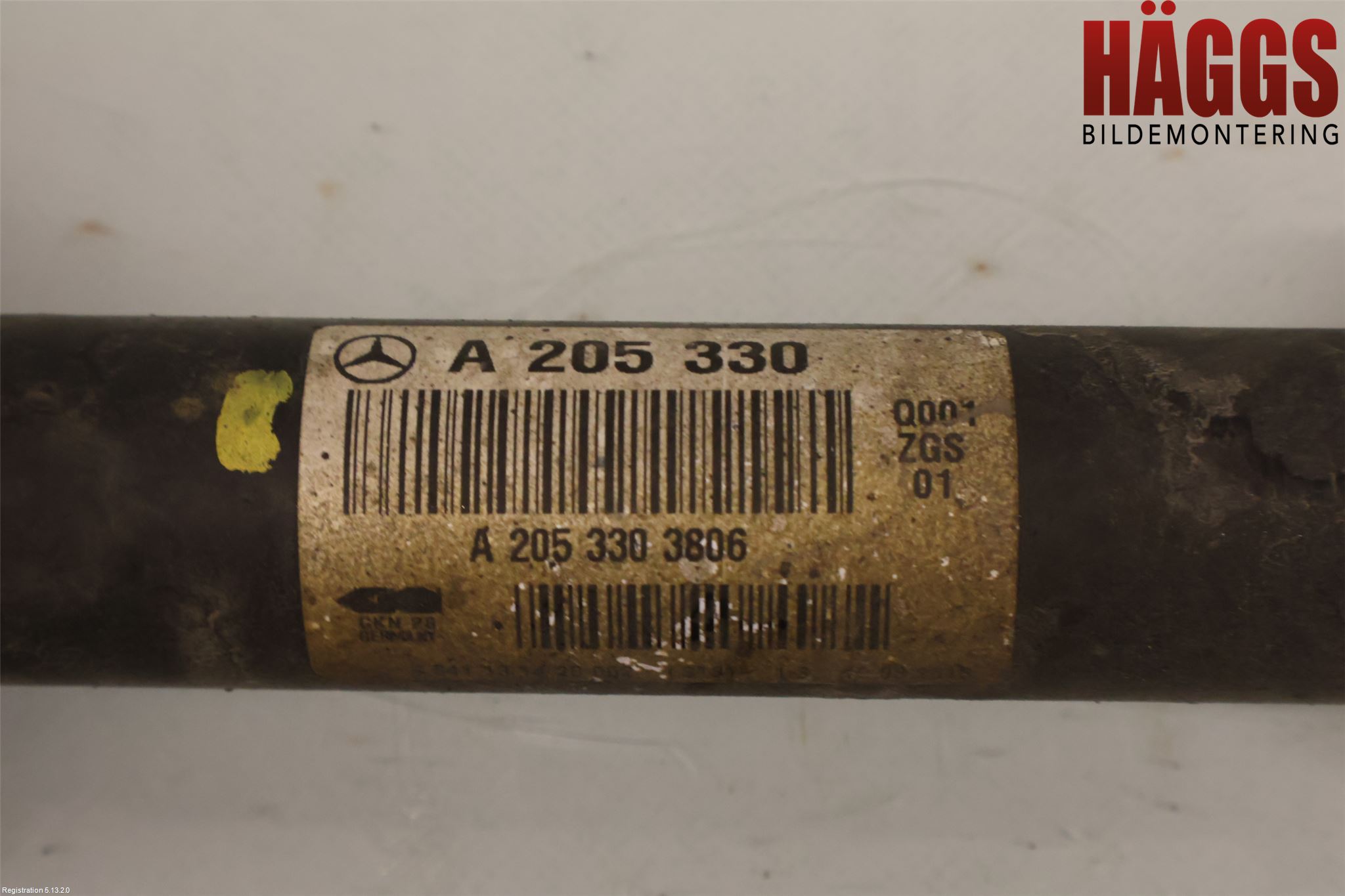 Mercedes-Benz MB C-KLASS (W205) 14-21 Drivaxel Fram Höger