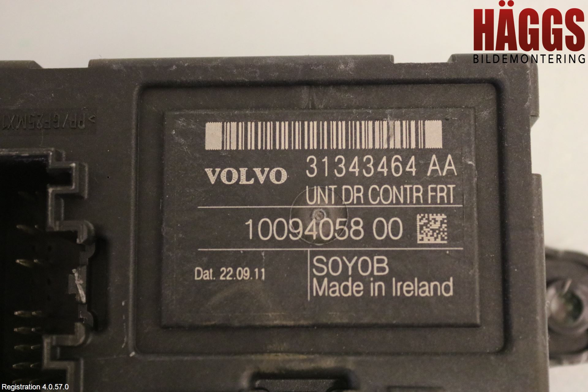 Volvo XC60 09-13 Styrenhet Dörr