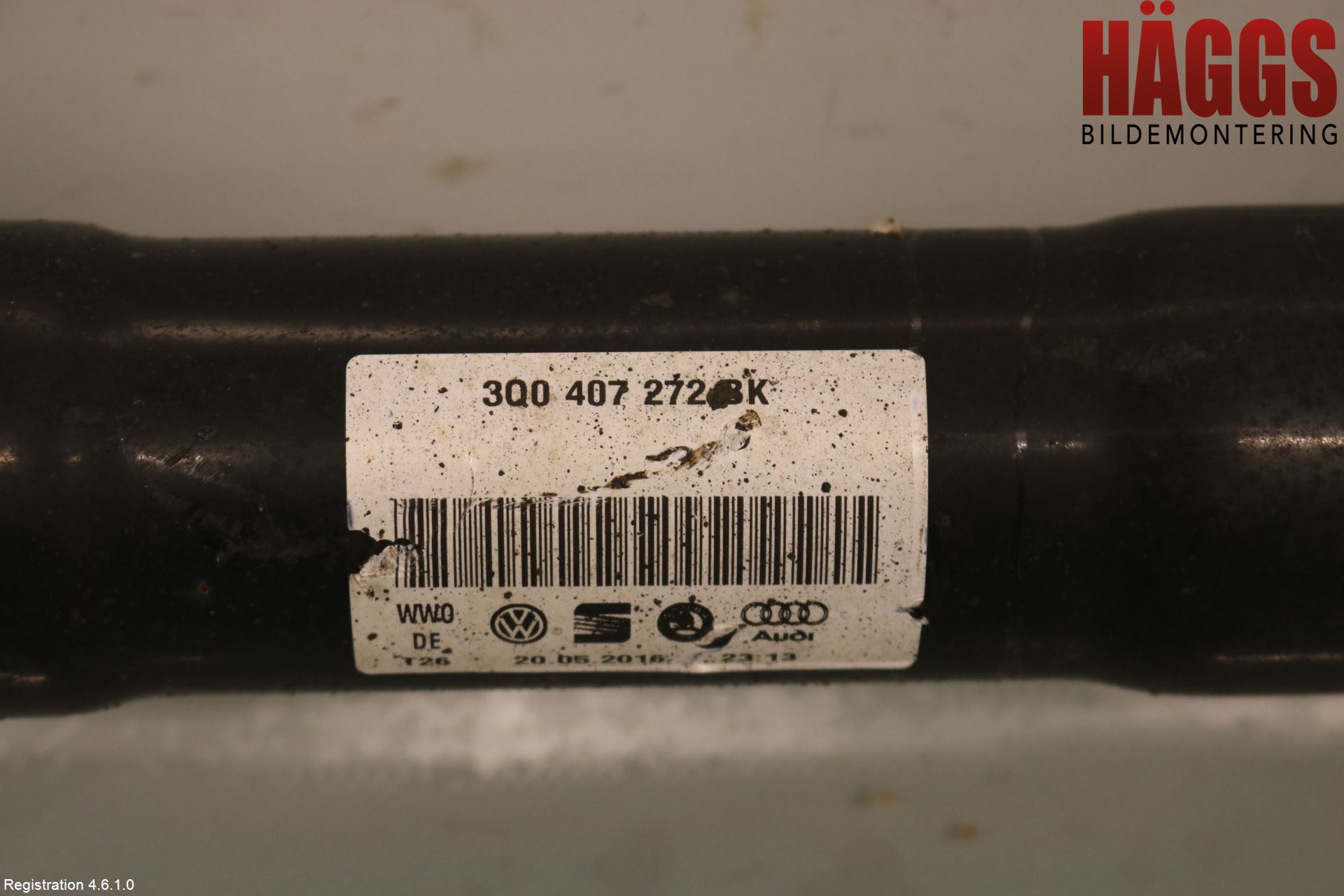 Volkswagen VW PASSAT 15-19 Drivaxel Fram Höger