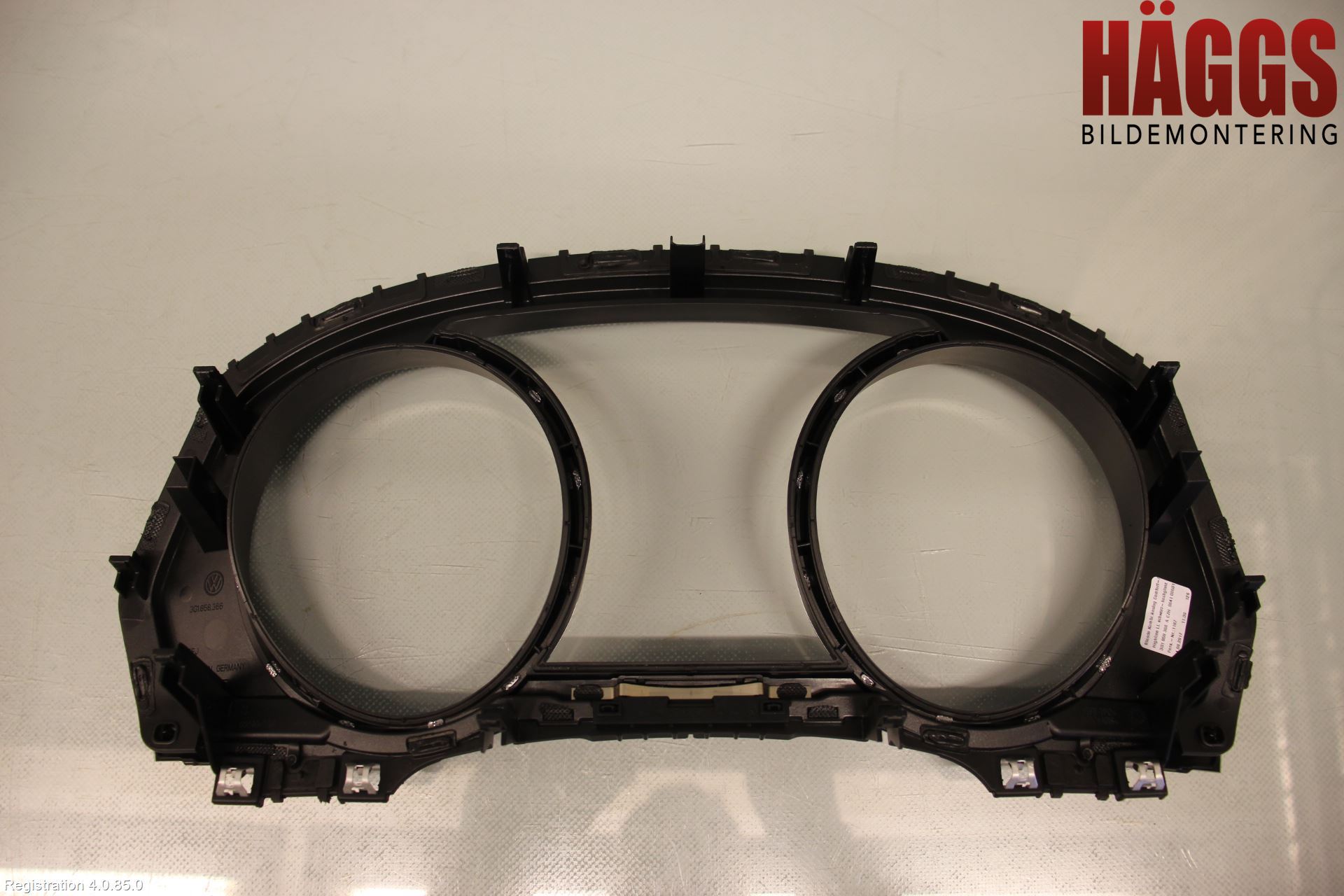 Volkswagen VW PASSAT 15-19 Instrumentsarg