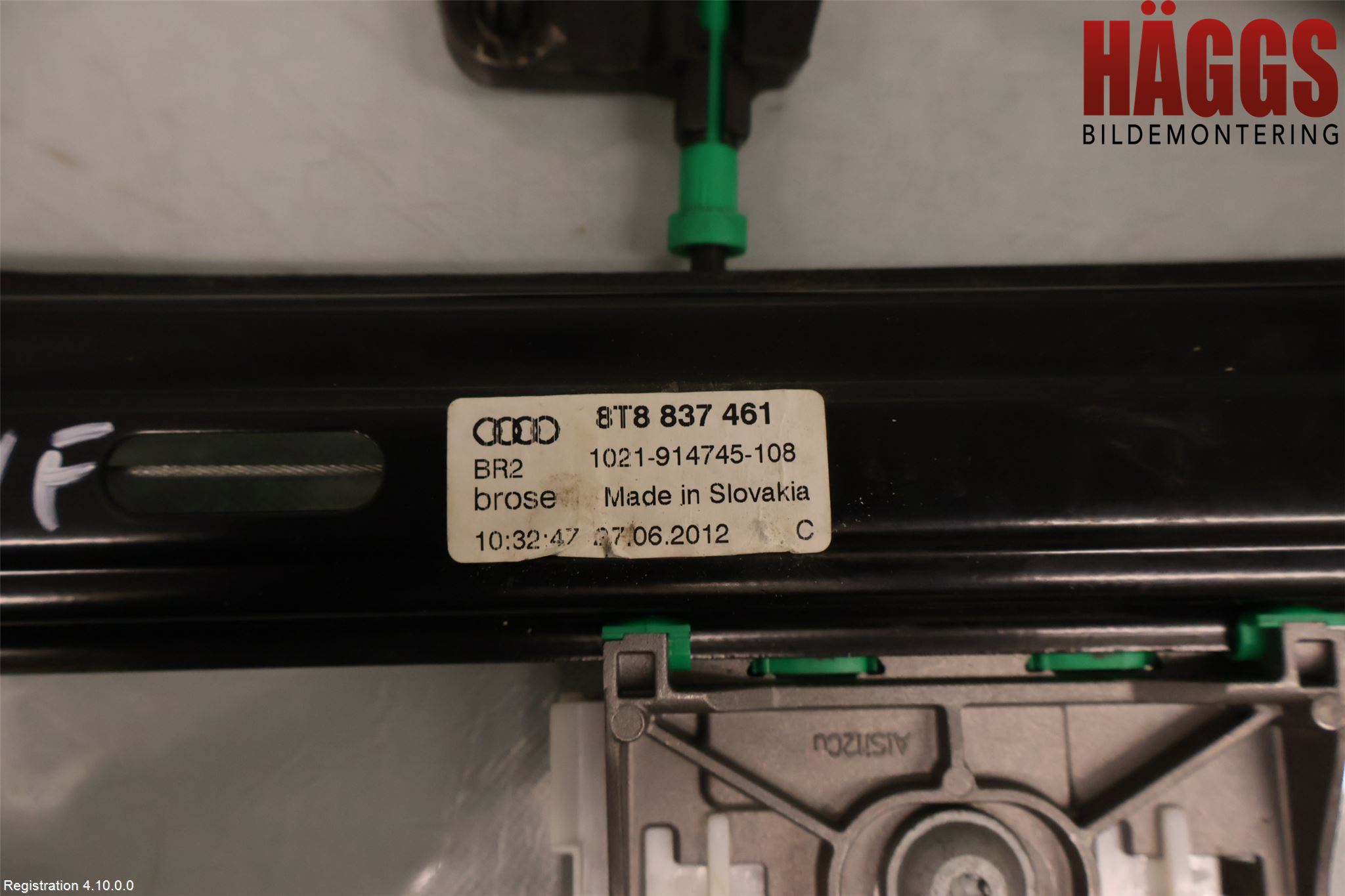 Audi A5 07-16 Fönsterhissmekanism