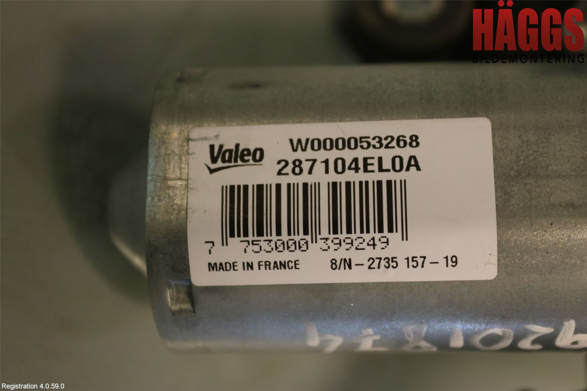 Nissan QASHQAI 17-21 Torkarmotor Baklucka