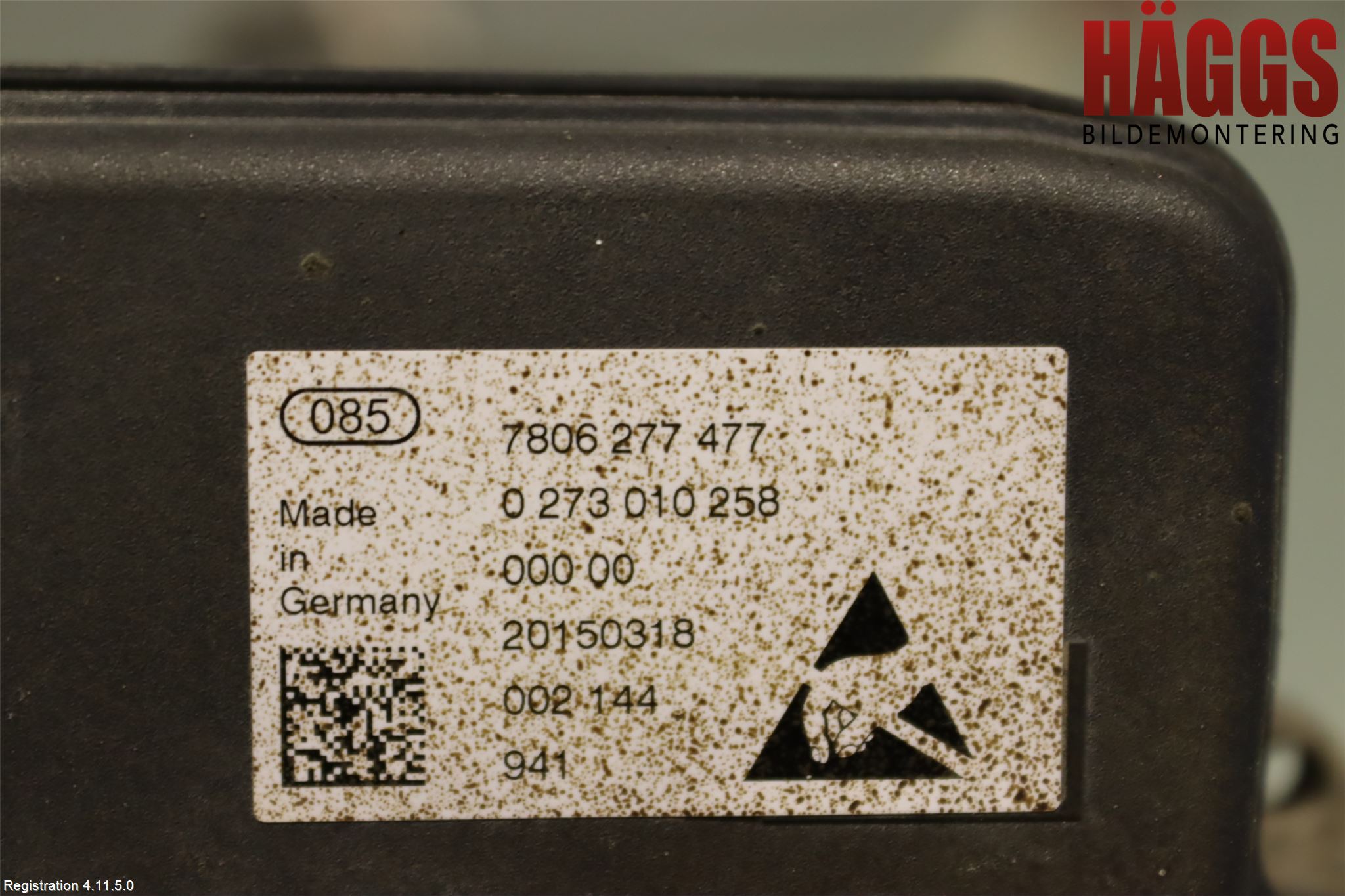 Volvo V60 14-18 Styrväxel-Snäcka Elektrisk