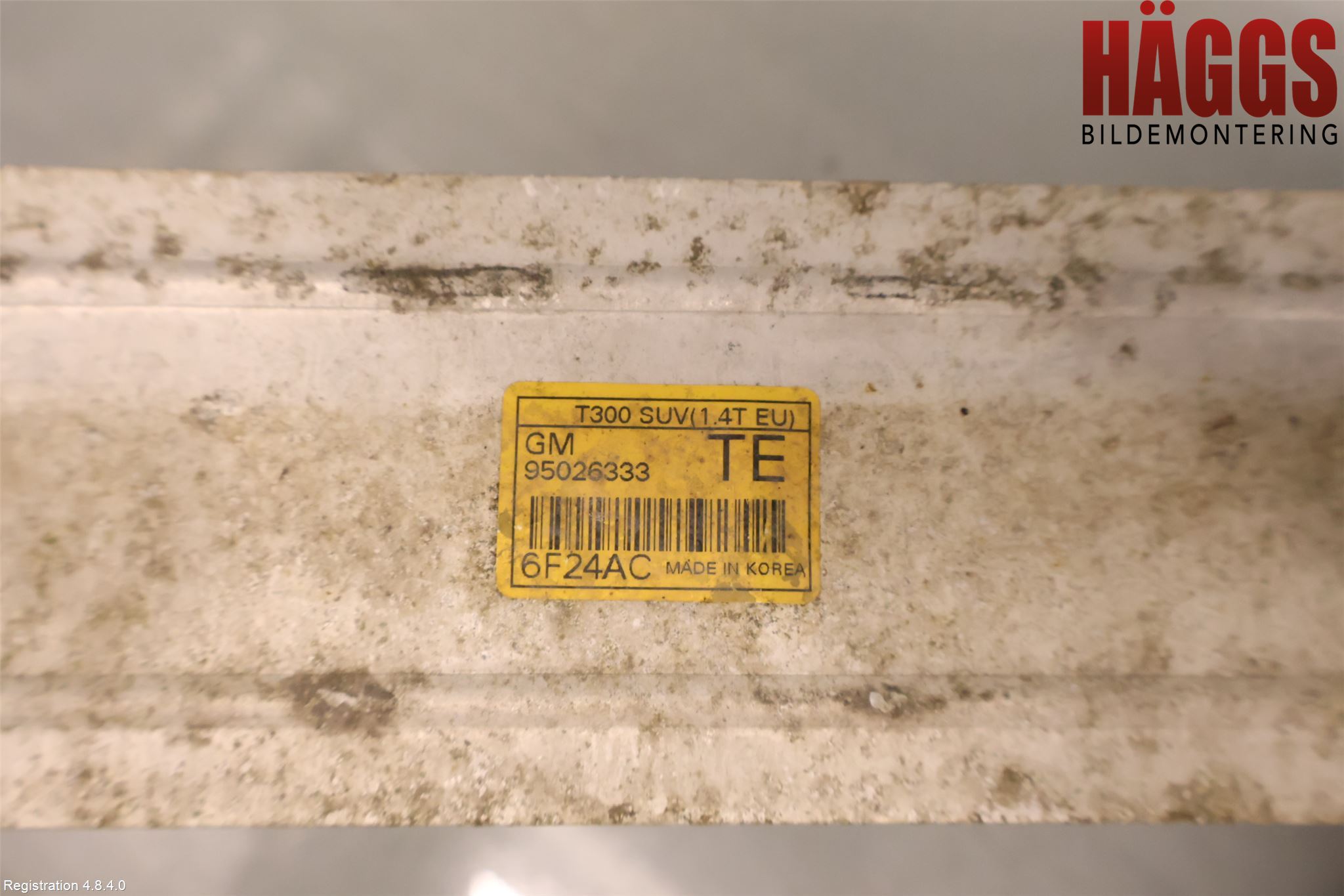 Opel MOKKA 13-20 Laddluft-Intercooler Kyl