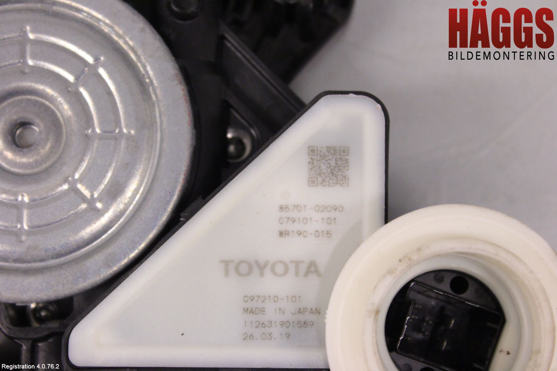 Toyota COROLLA 19- Fönsterhiss El Kompl