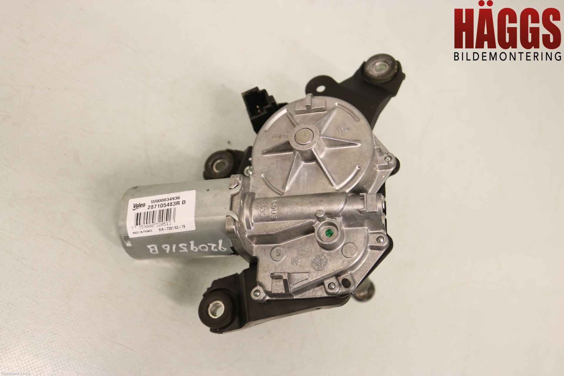 Renault ZOE/E-TECH 13- Torkarmotor Baklucka