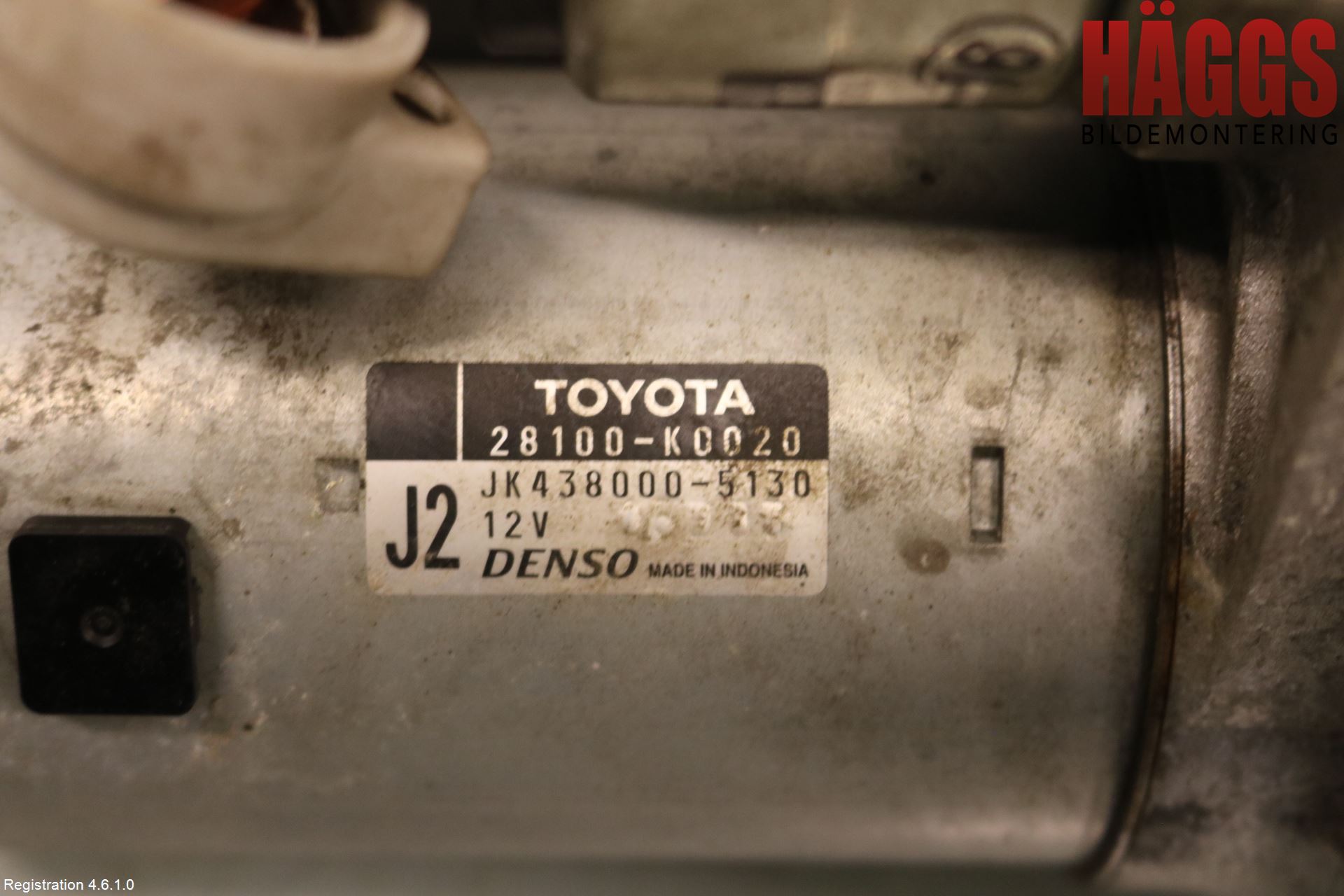 Toyota YARIS XP21 20- Startmotor