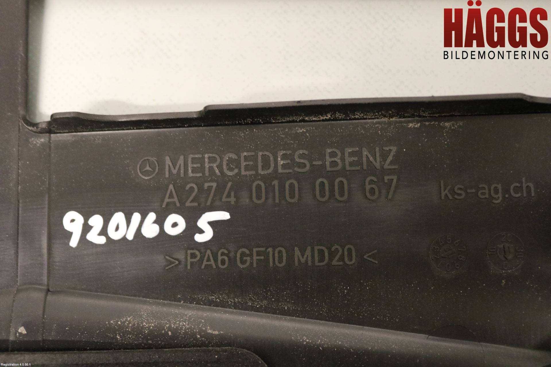 Mercedes-Benz MB C-KLASS (W204) 07-15 Motorkåpa