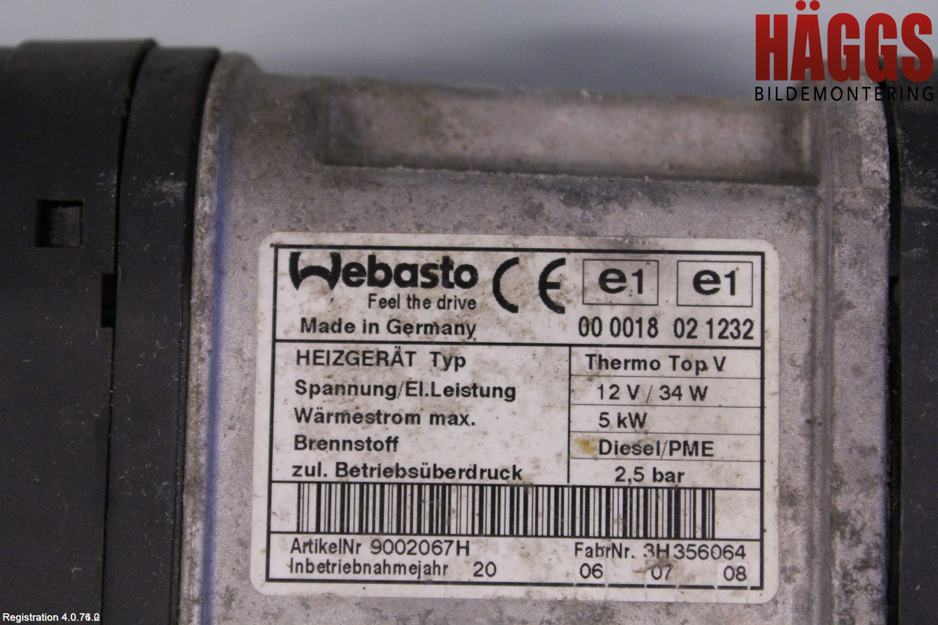 Peugeot 407 Dieselvärmare