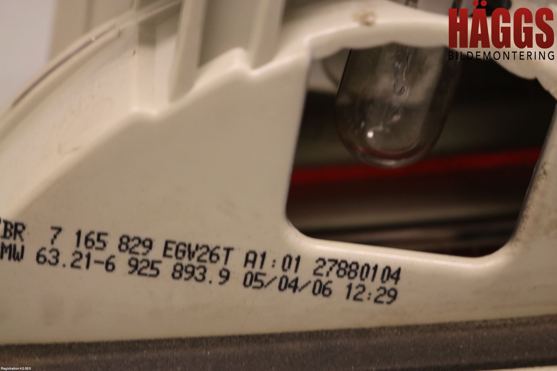 BMW 5 E60/61 Sed/Tou 02-10 Bakljus Lucka Vä