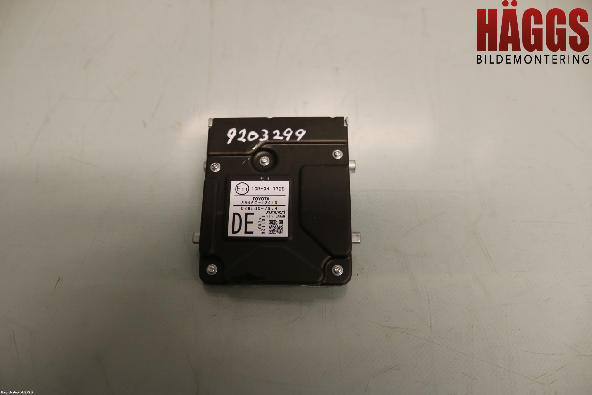 Toyota COROLLA 19- Sensor Aktivt Kollisionsskydd