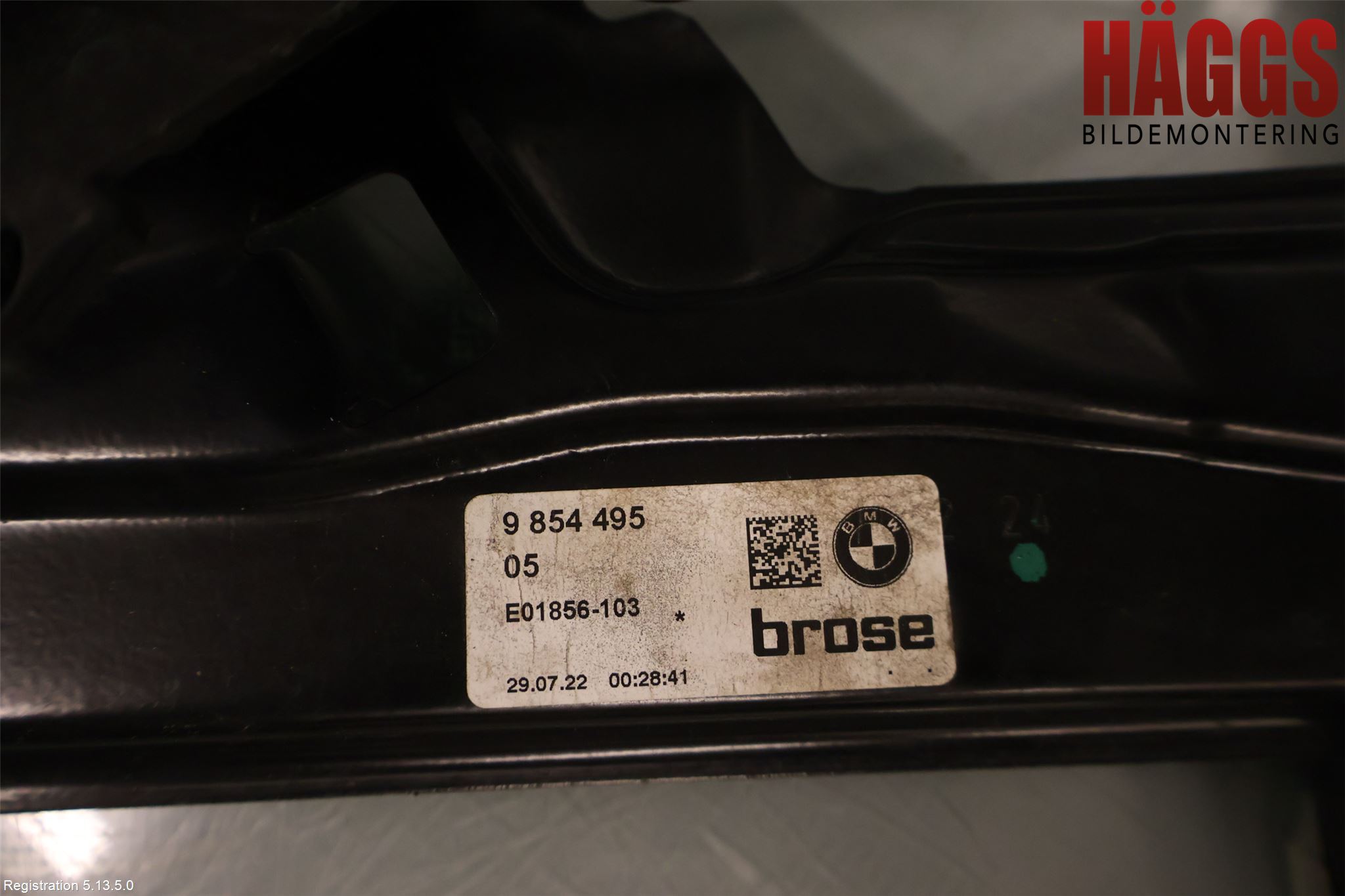 BMW 4/i4 G26 GRAN COUPÉ 21- Fönsterhiss El Kompl