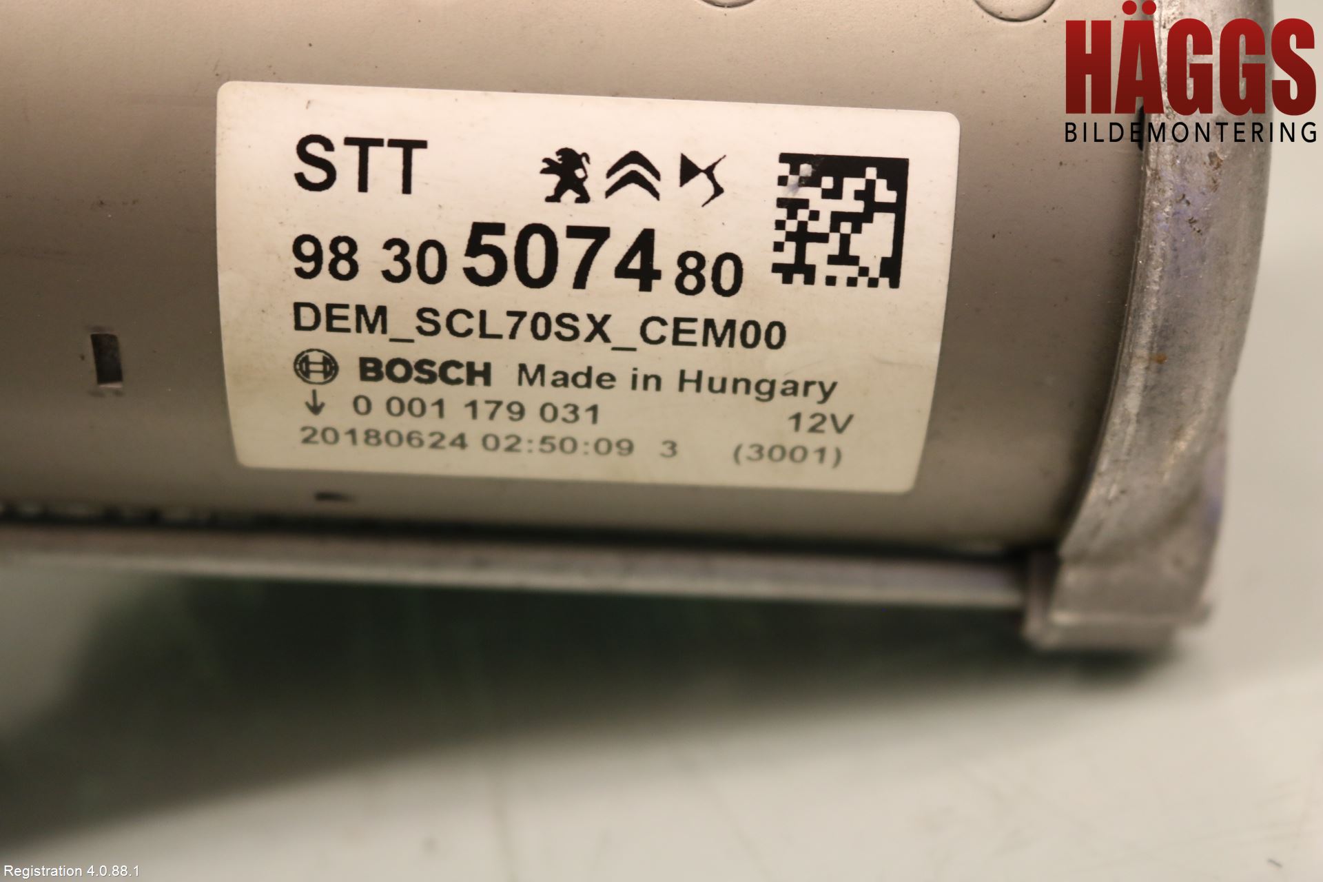 Peugeot 2008 13-20 Startmotor