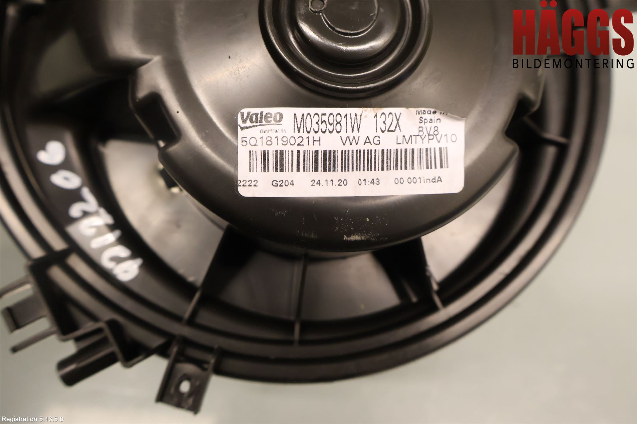 Volkswagen VW T-ROC 18- Ac Värmefläkt