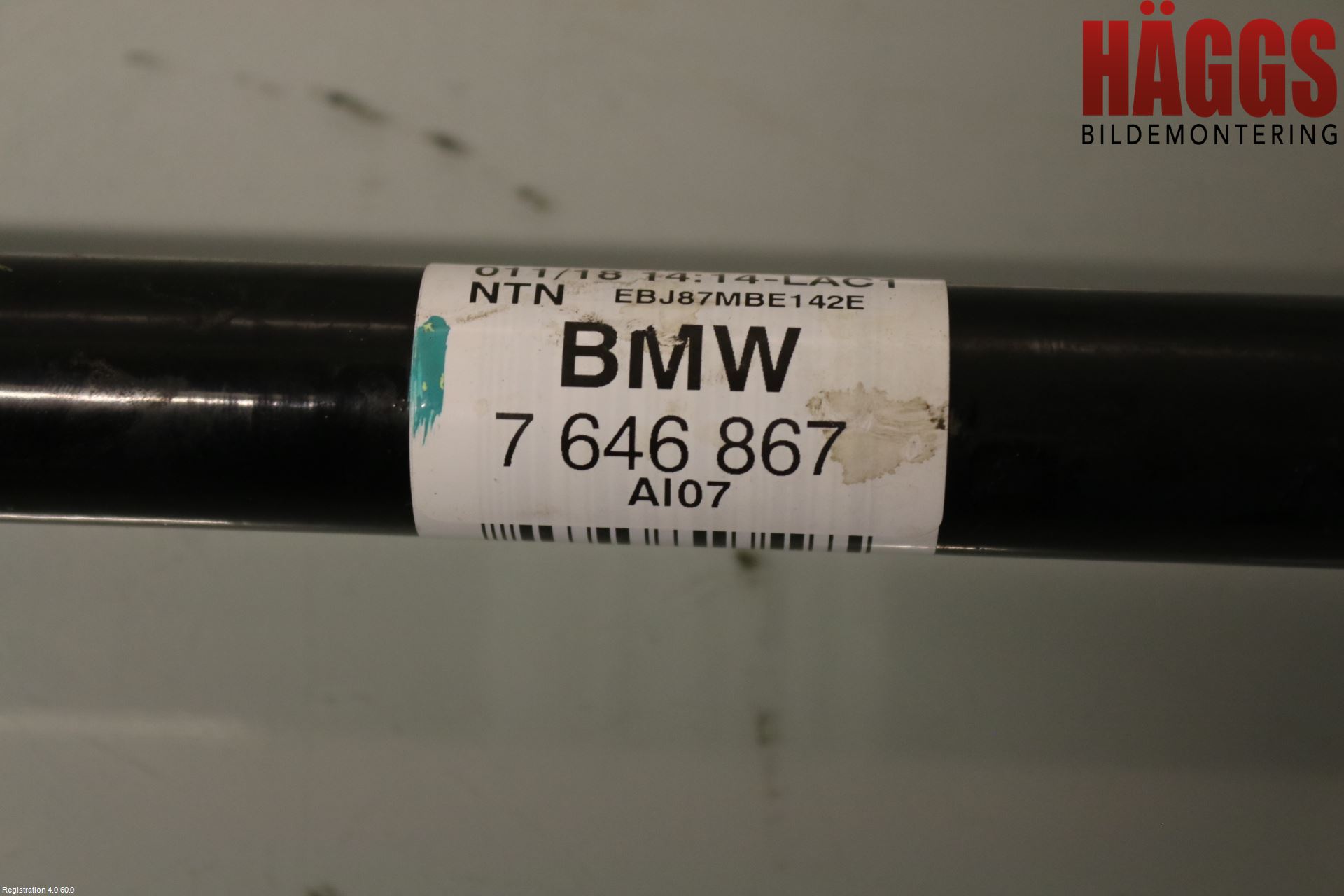 Mini COUNTRYMAN F60 17-23 Drivaxel Bak Vä-Hö