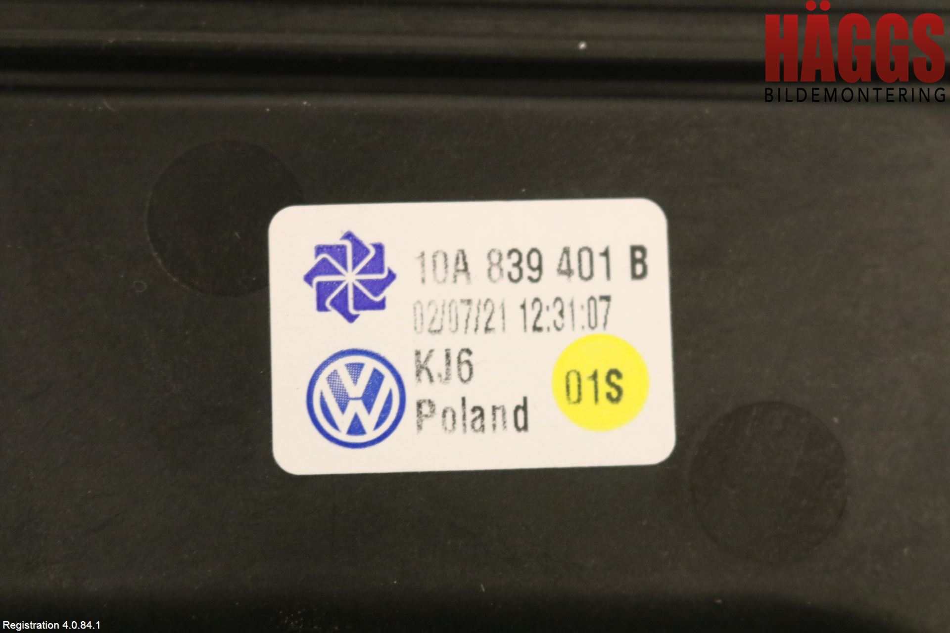Volkswagen VW ID.3 21- Fönsterhissmekanism