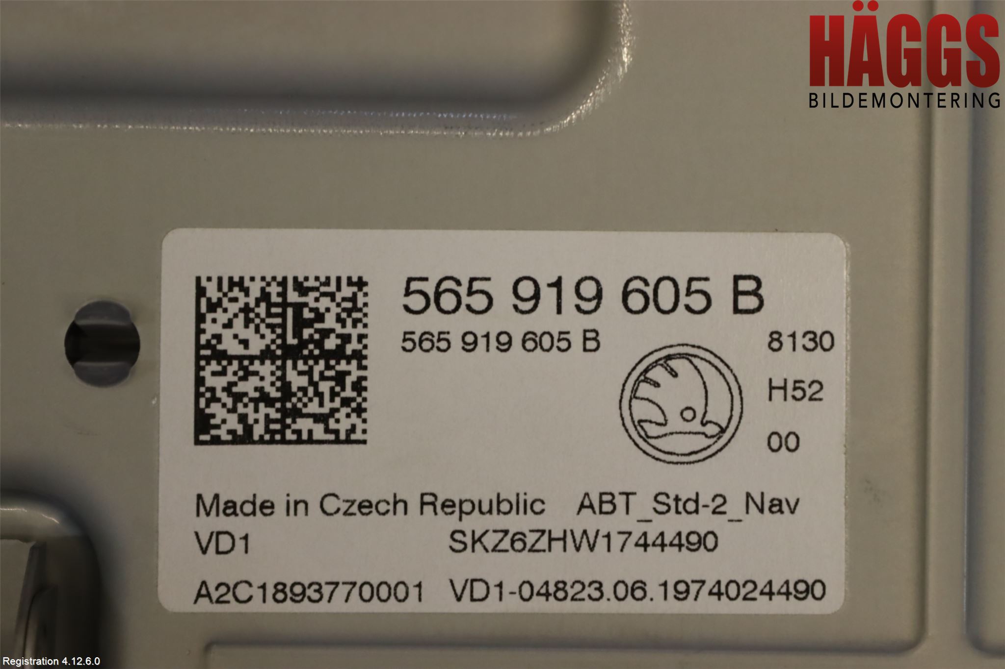 Skoda KODIAQ 17-24 Multifunktionsdisplay