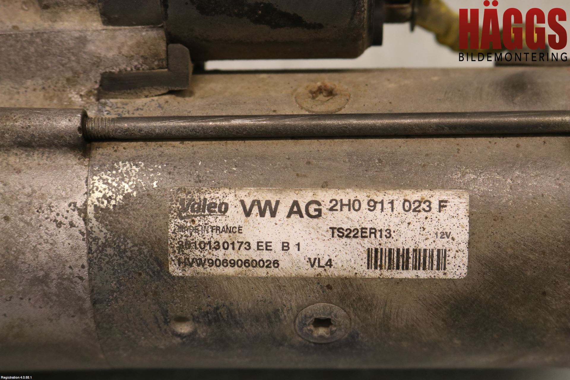 Volkswagen VW AMAROK 2H 10-22 Startmotor Diesel
