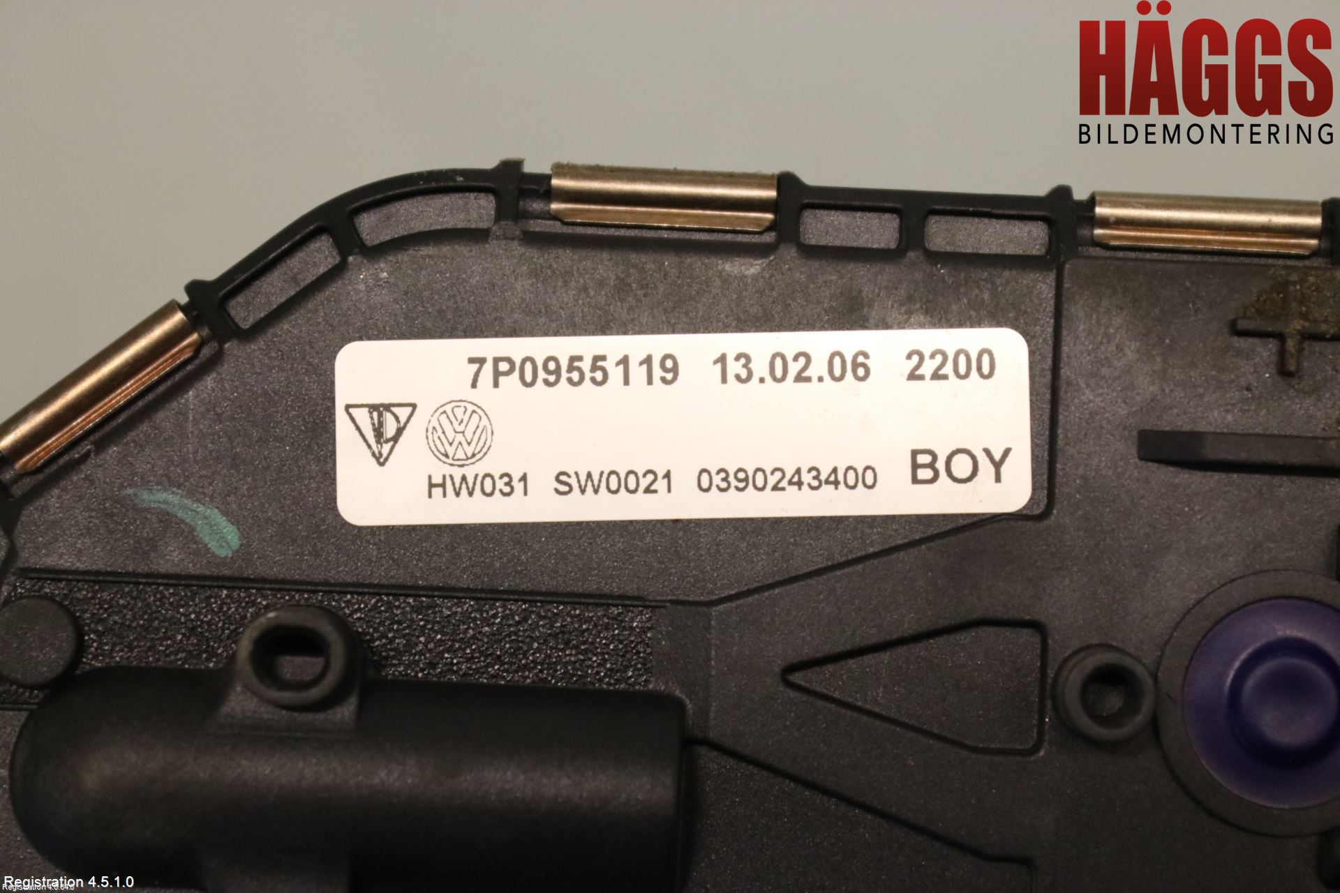 Porsche CAYENNE 03- Torkarmotor Vindruta