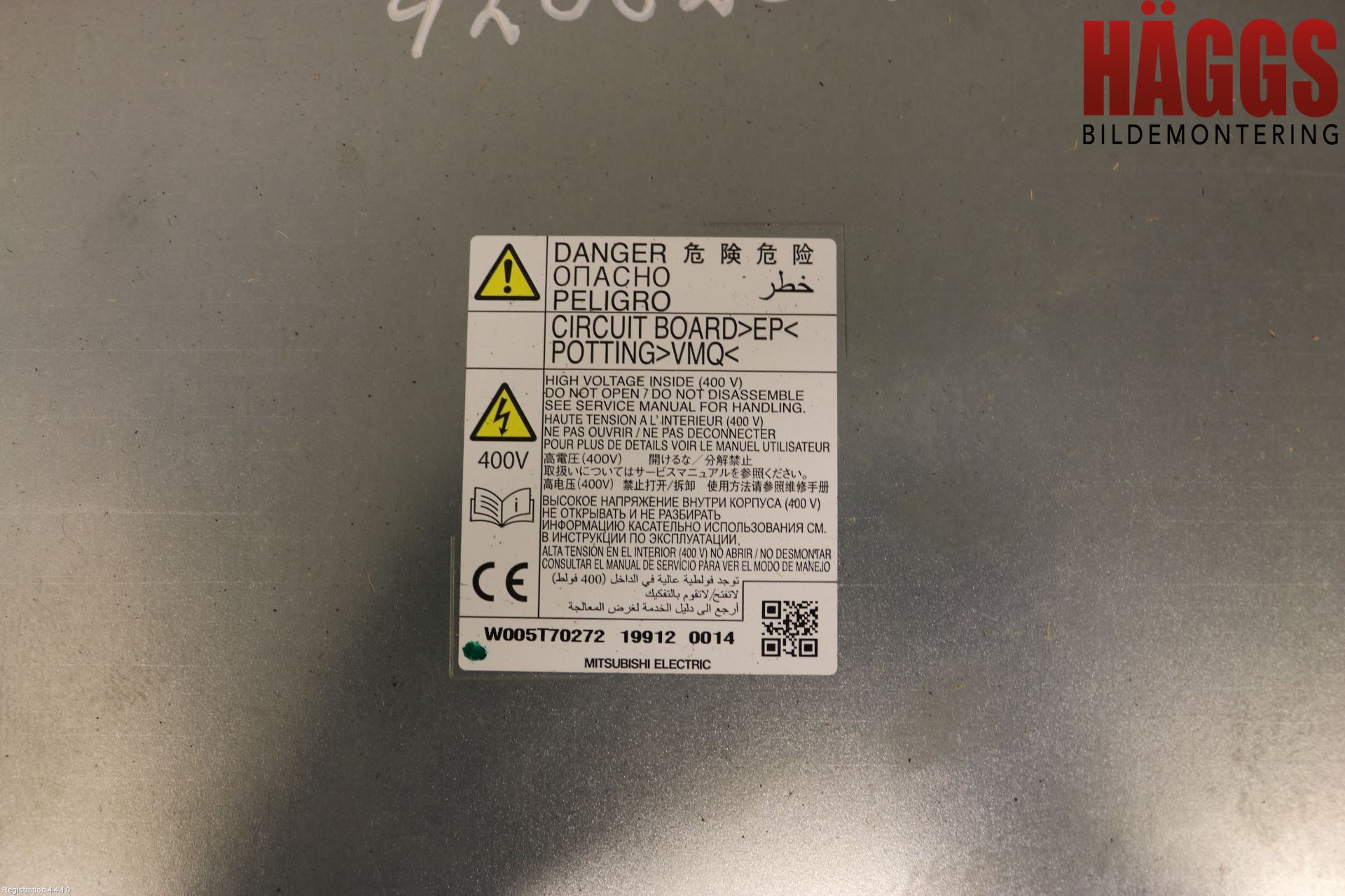 Mitsubishi OUTLANDER 13-21 Batteriladdare Högspänning