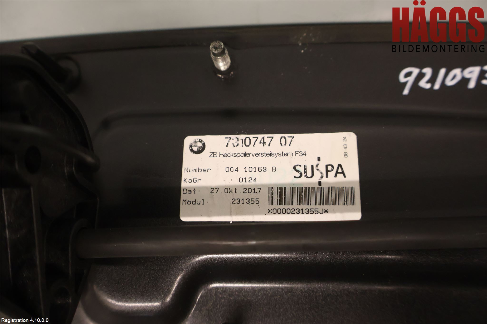 BMW 3 GT F34 13-19 Spoiler Baklucka