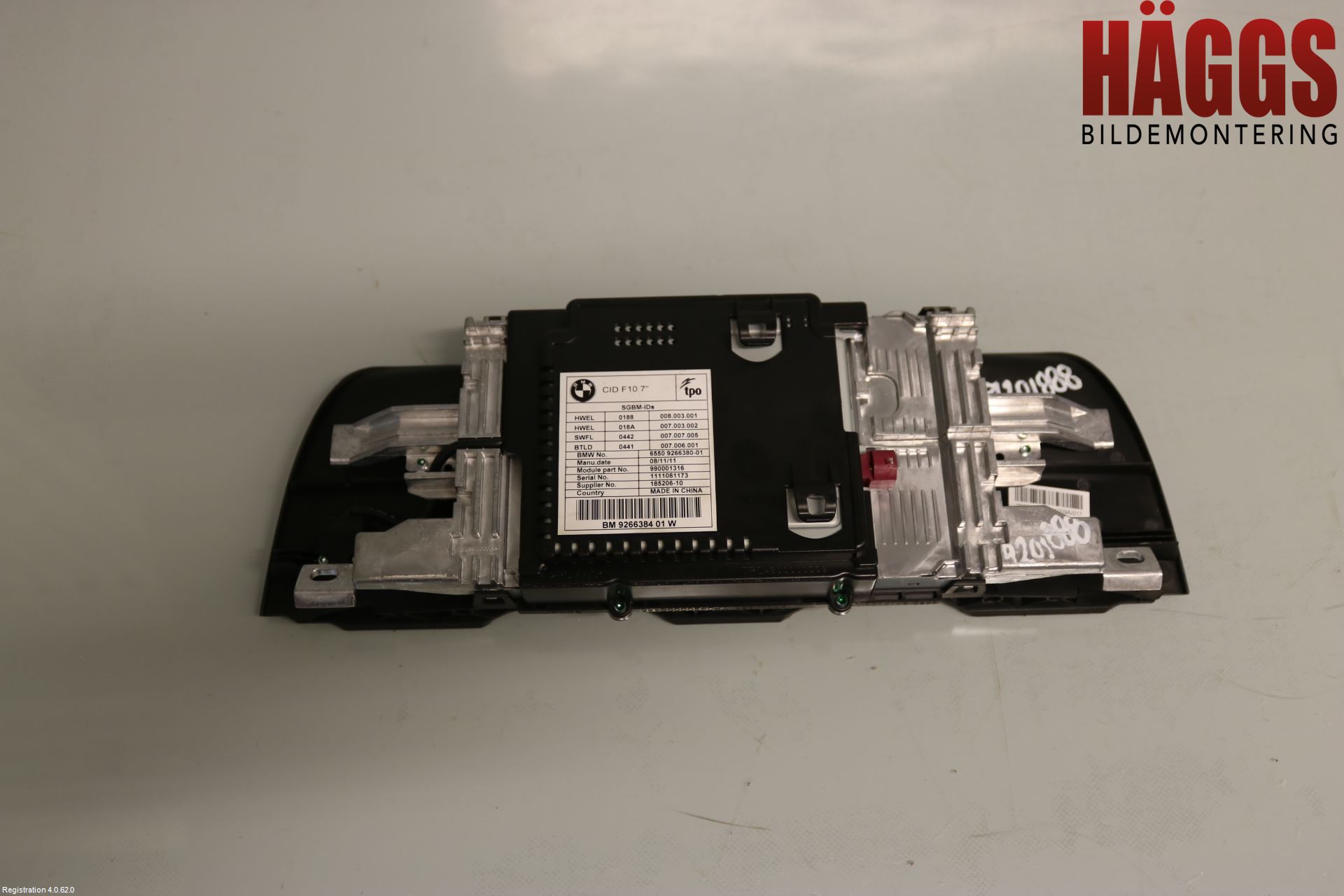 BMW 5 F10/F11/F18 09-17 Bildskärm