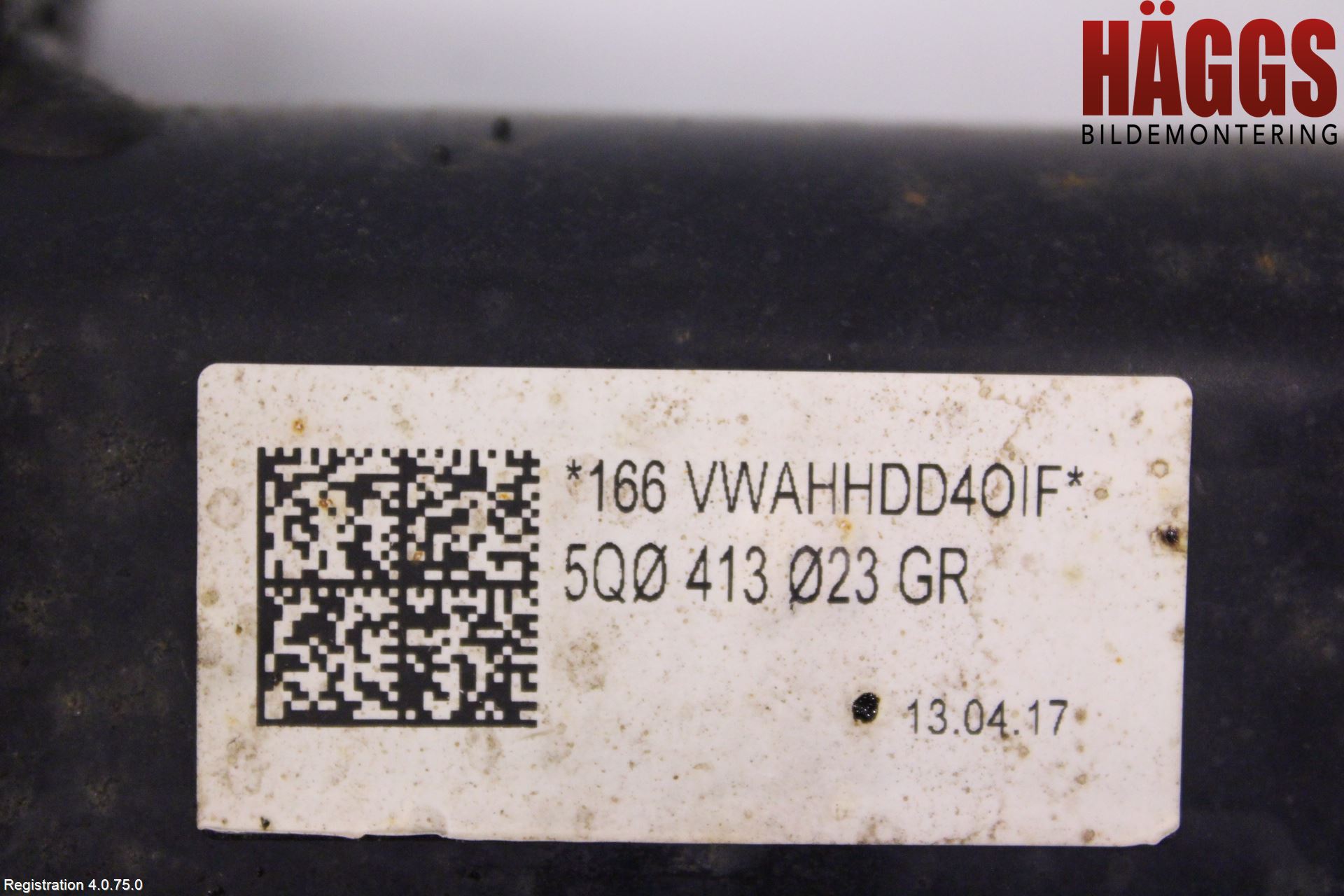Volkswagen VW GOLF / E-GOLF VII 13-20 Fjäderben Fram Höger