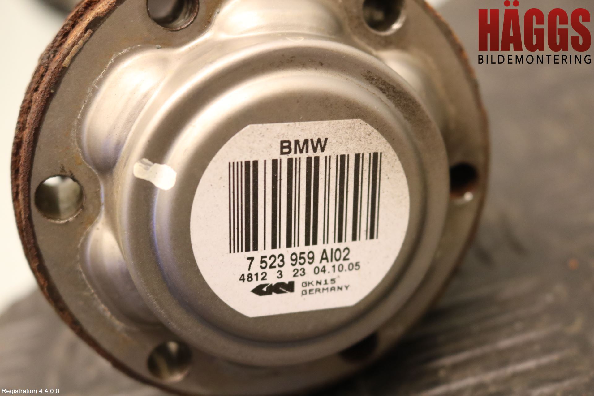 BMW 3 E90/91 SED/TOU 05-12 Drivaxel Bak Vänster