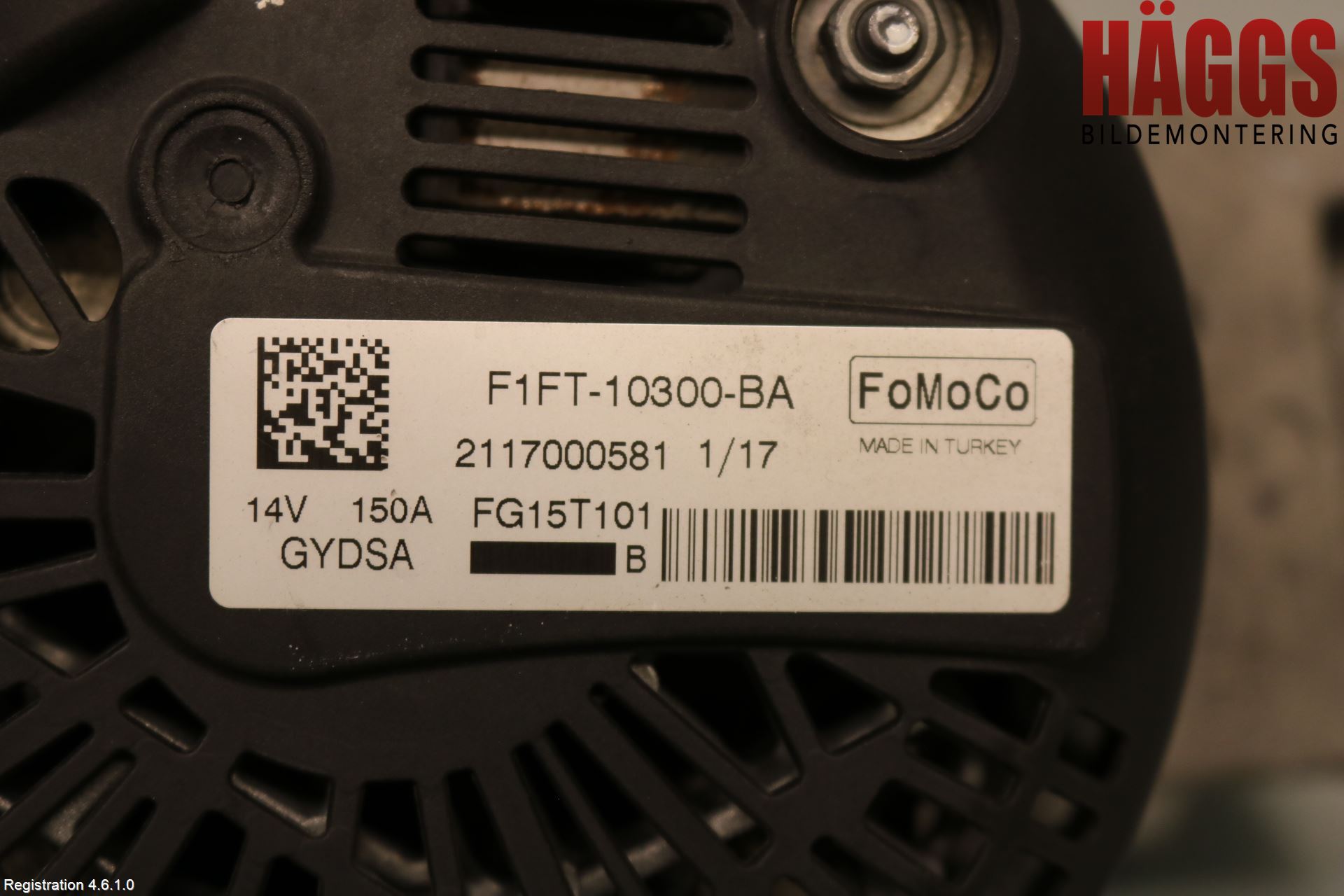 Ford KUGA 17-19 Generator