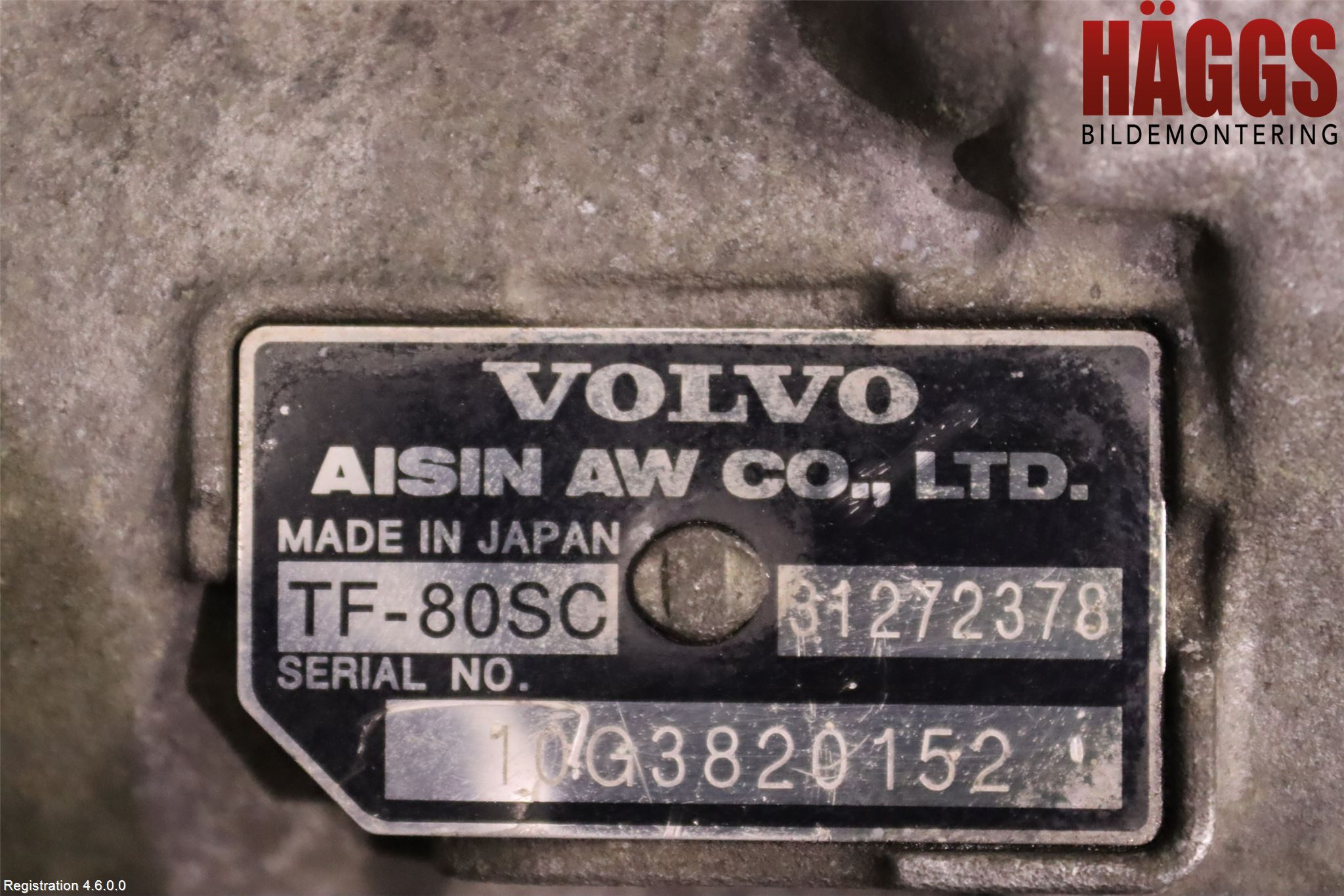 Volvo V60 11-13 Växellåda Automat