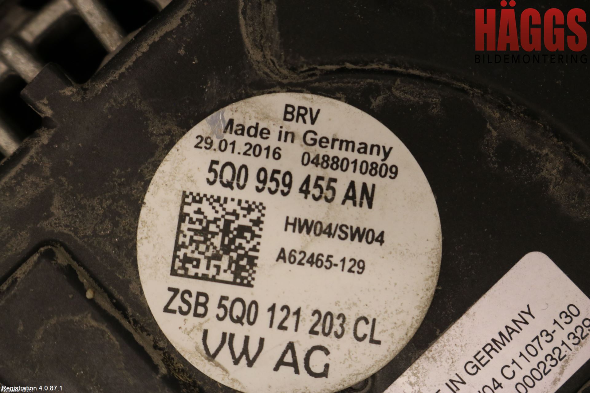 Audi A3/S3 8V 13-20 Kylfläktkåpa