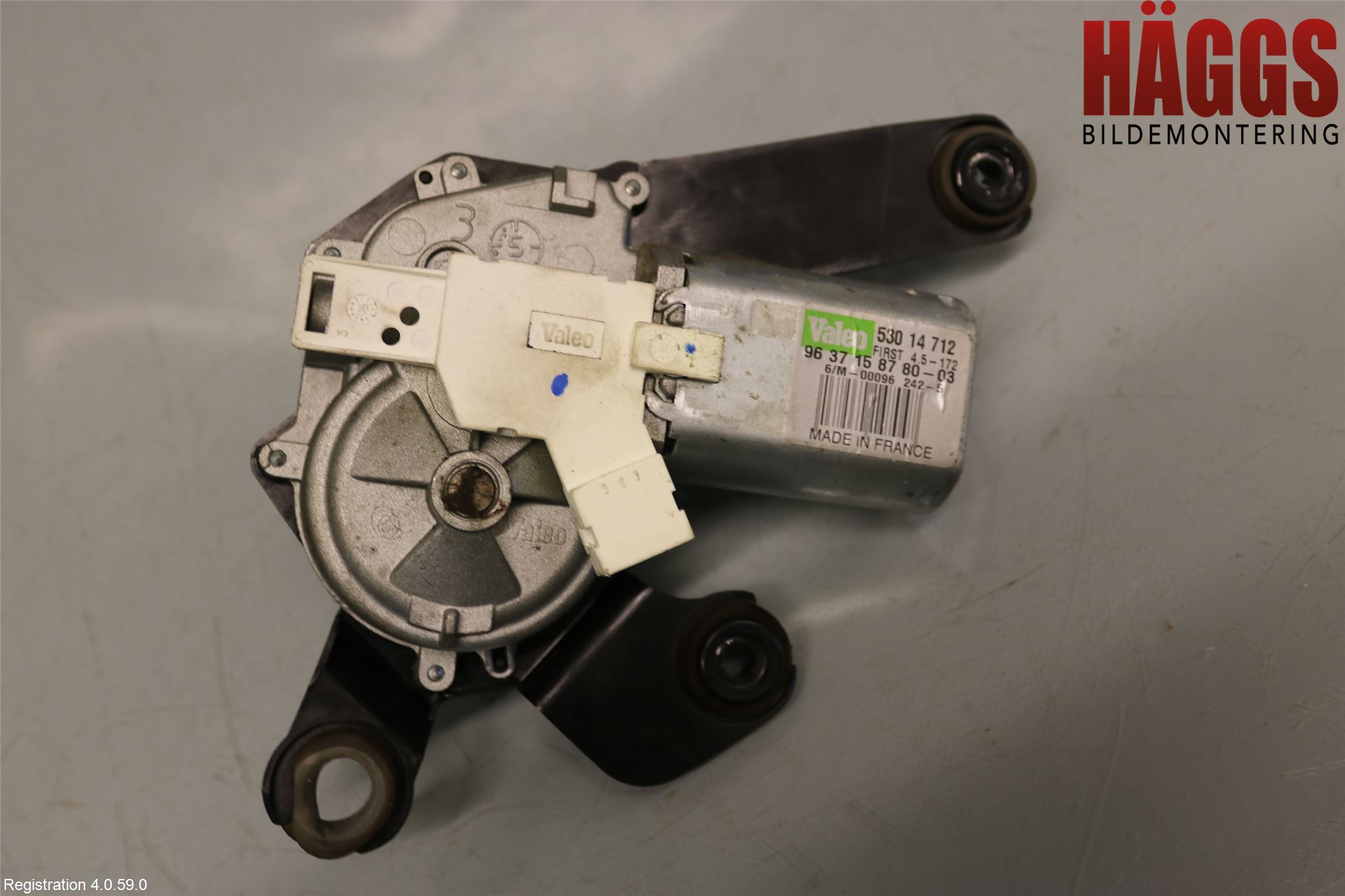 Peugeot 1007 Torkarmotor Baklucka