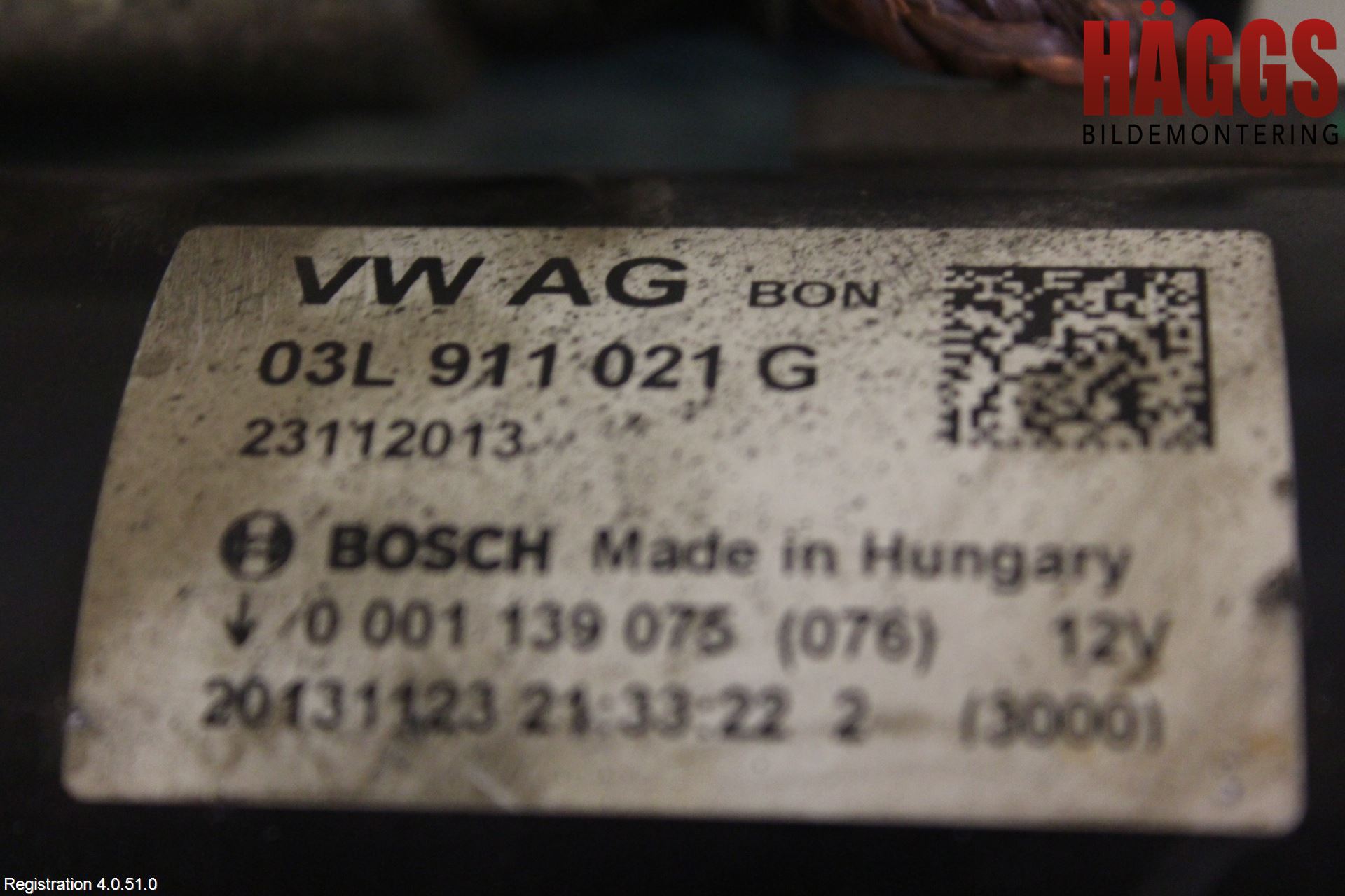 Audi A4 12-15 Startmotor Diesel