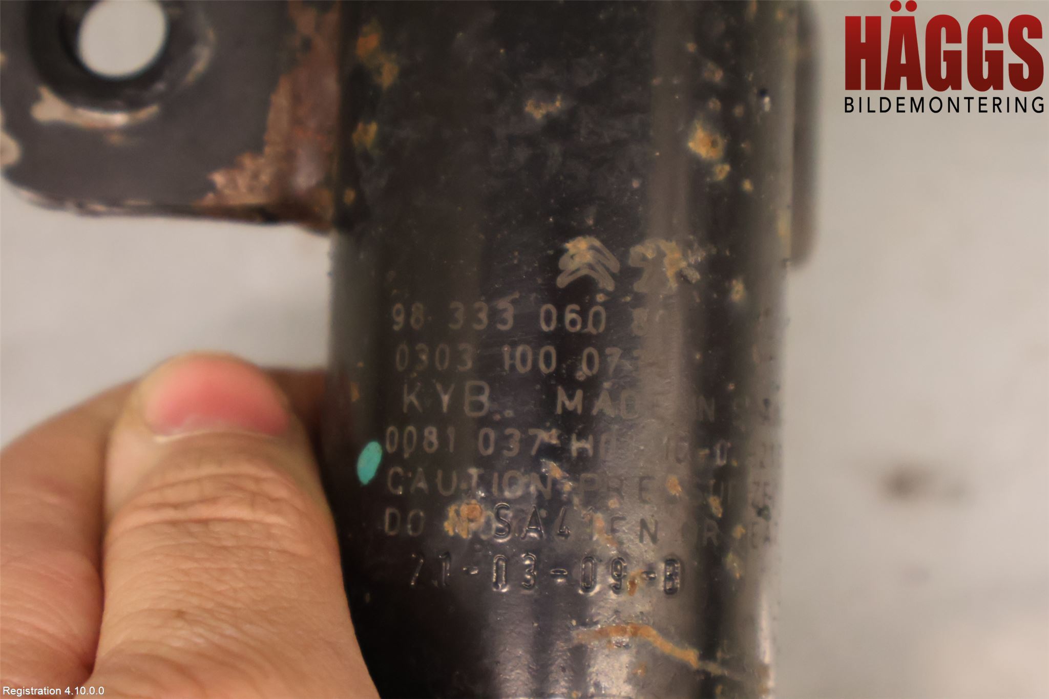 Peugeot PARTNER/E-PARTNER 19- Fjäderben Fram Höger