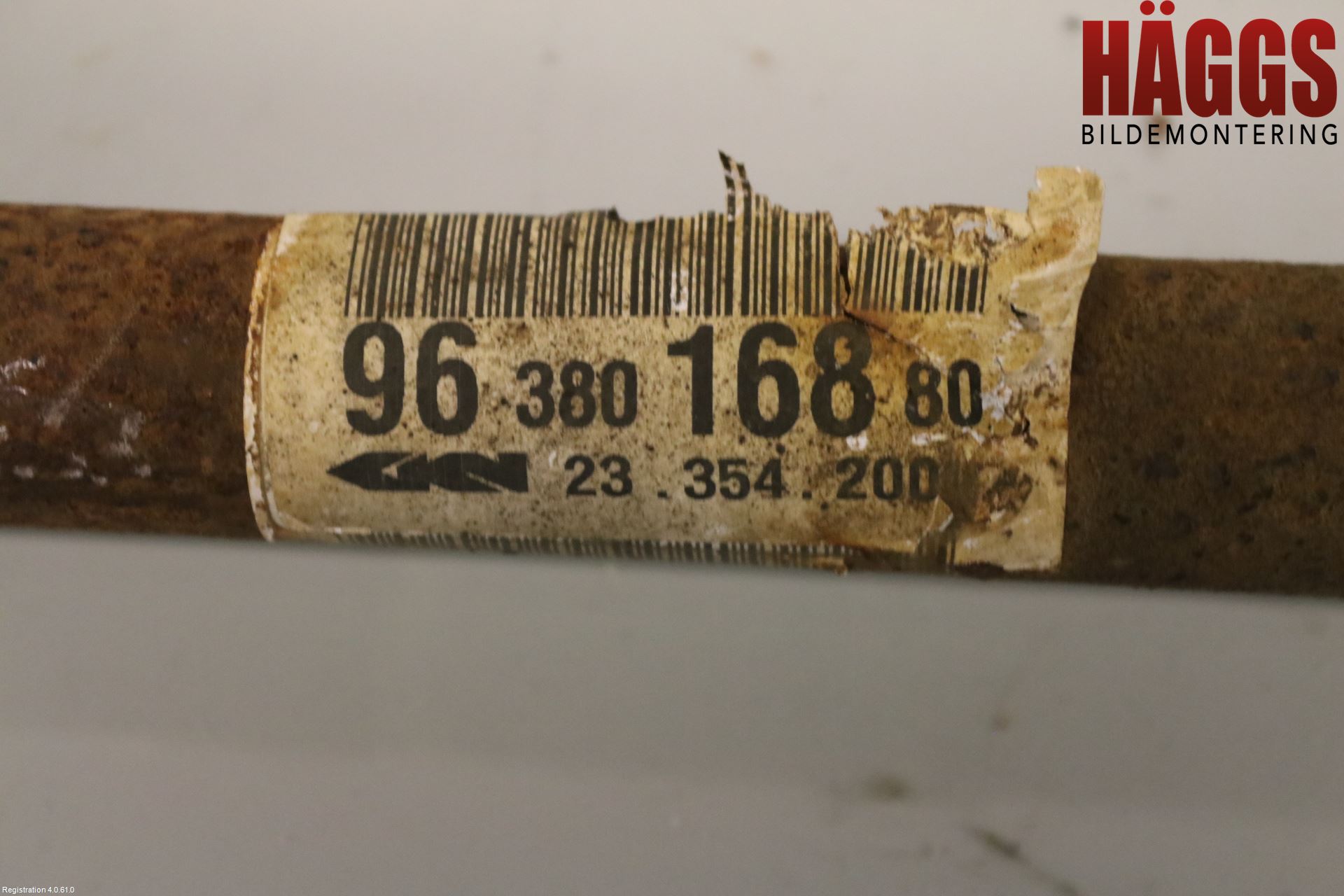 Citroen C3 -04 Drivaxel Fram Höger