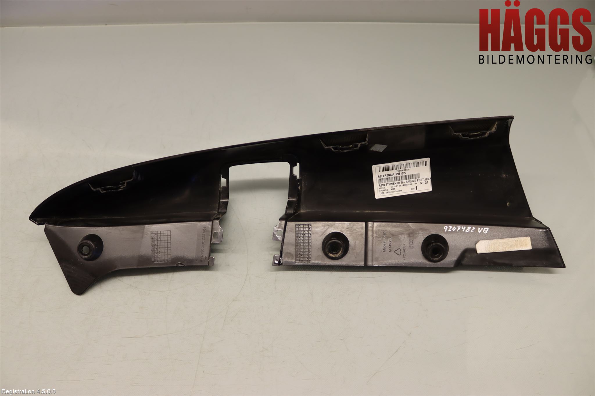 Mercedes-Benz MB VITO/V-KLASS (W640,W447,W448) 14- Skärm Hörn Utfyllnad Bak