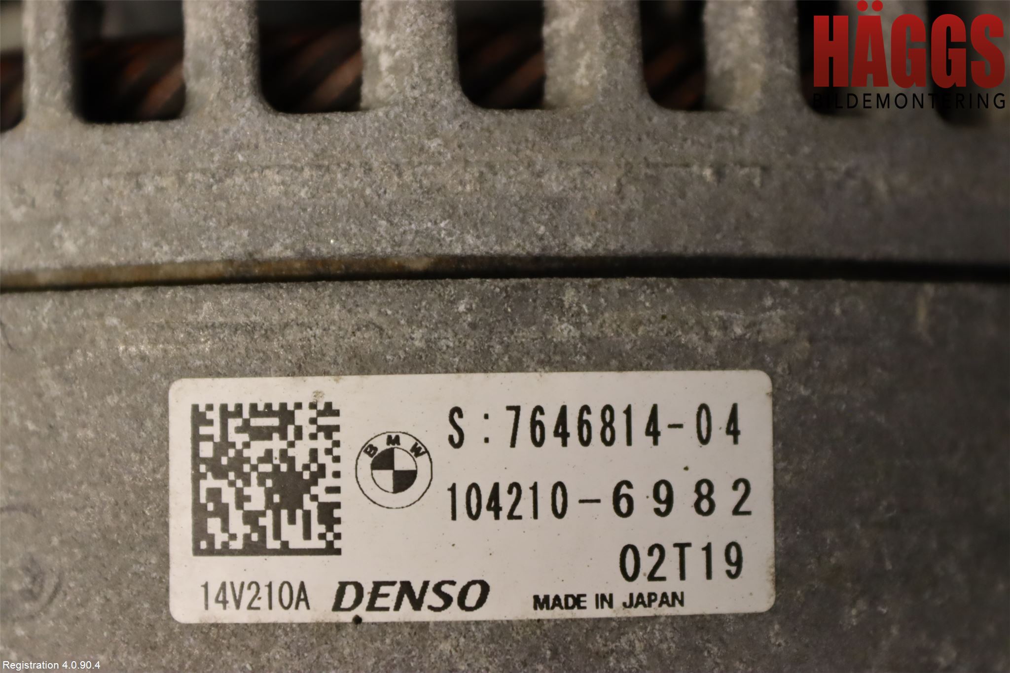 BMW X3 F25 10-17 Generator