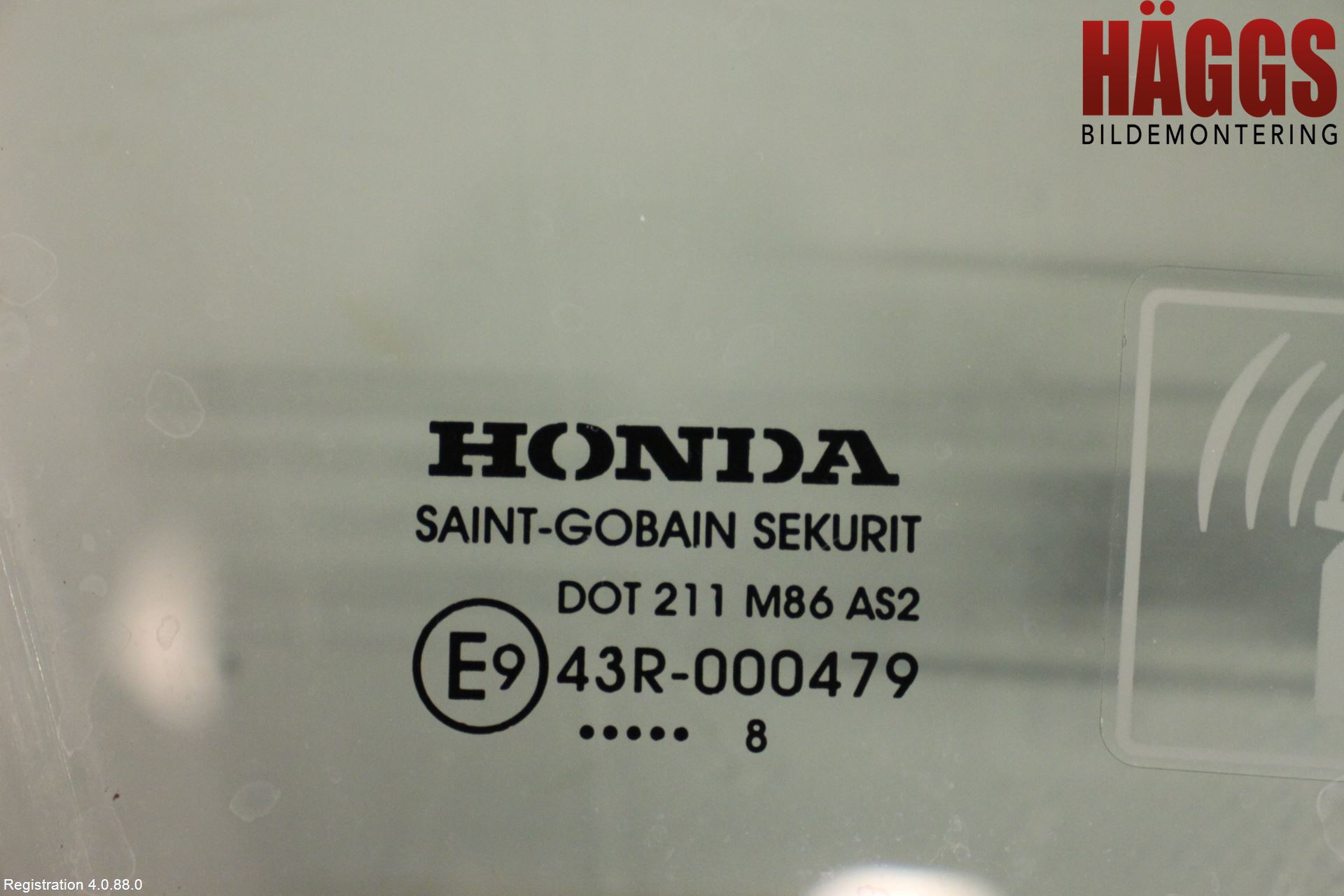 Honda CIVIC 06-11 Dörruta 2D Höger