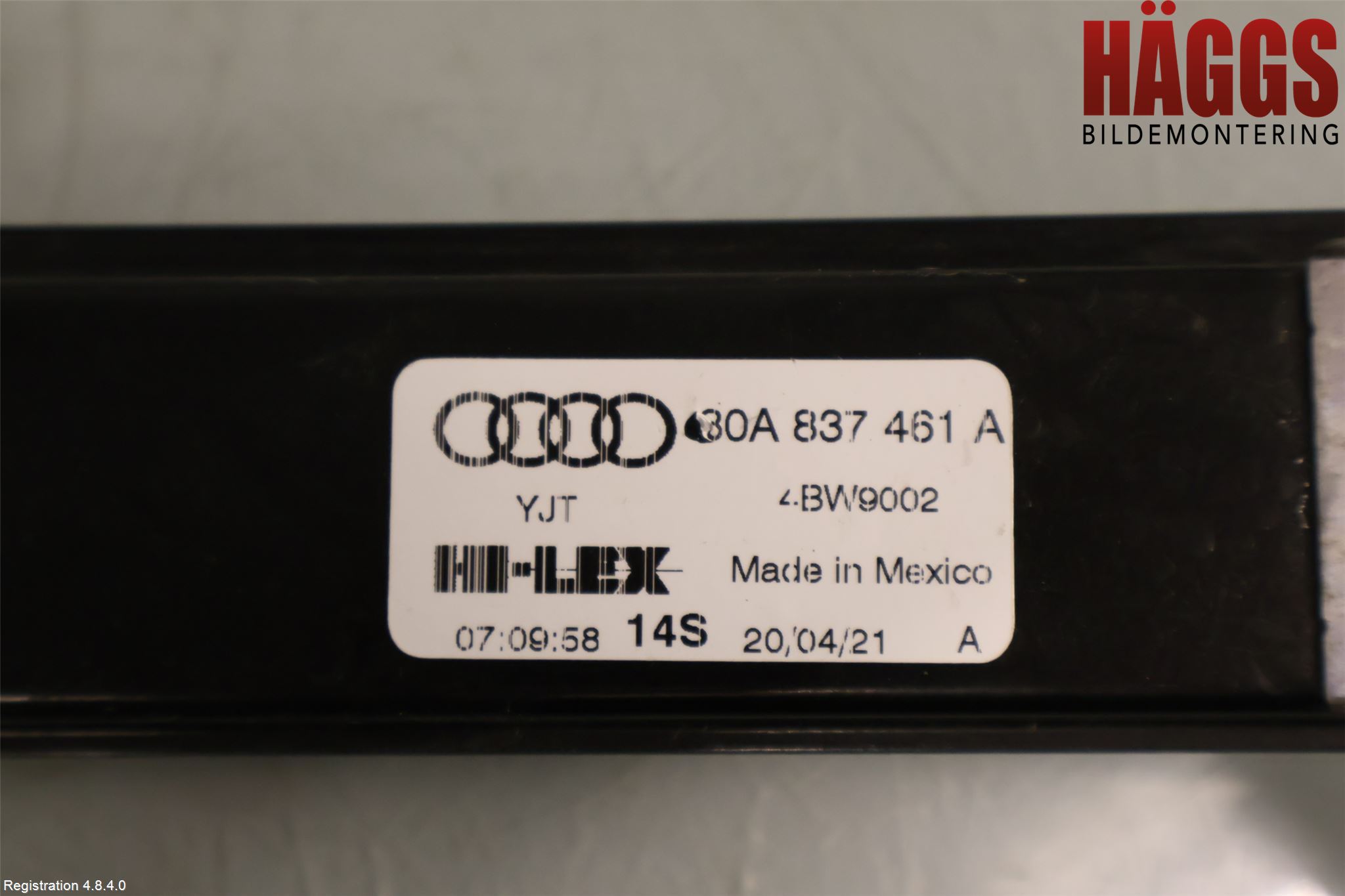 Audi Q5/SQ5 17- Fönsterhissmekanism