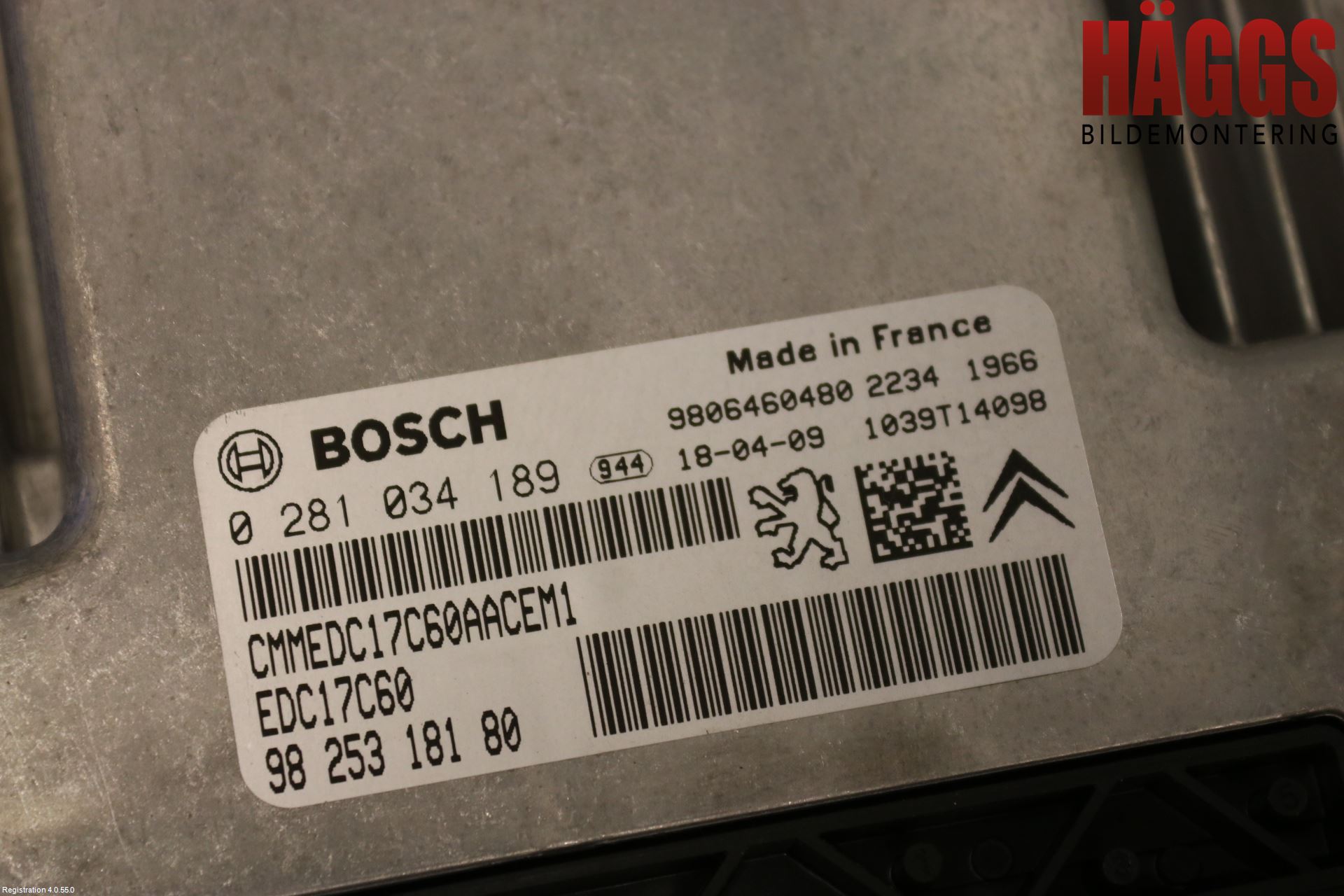 Peugeot PARTNER 16-18 Styrenhet Insprut Bensin